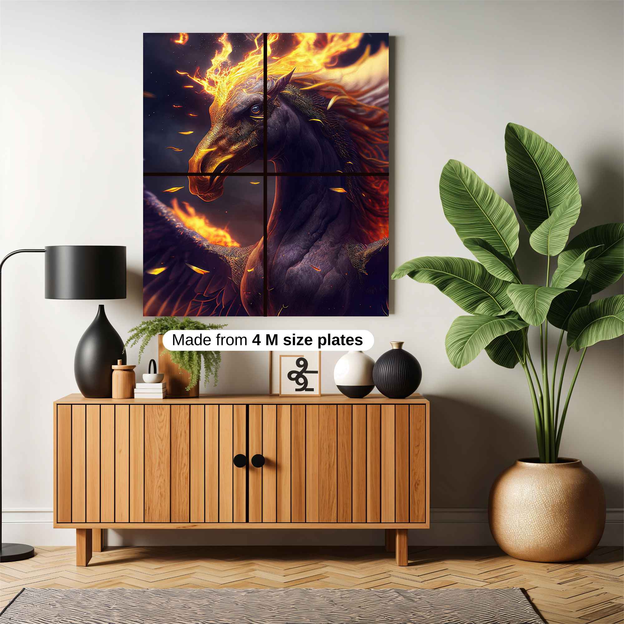 Phoenix Blaze Safe Wall Magnetic / M