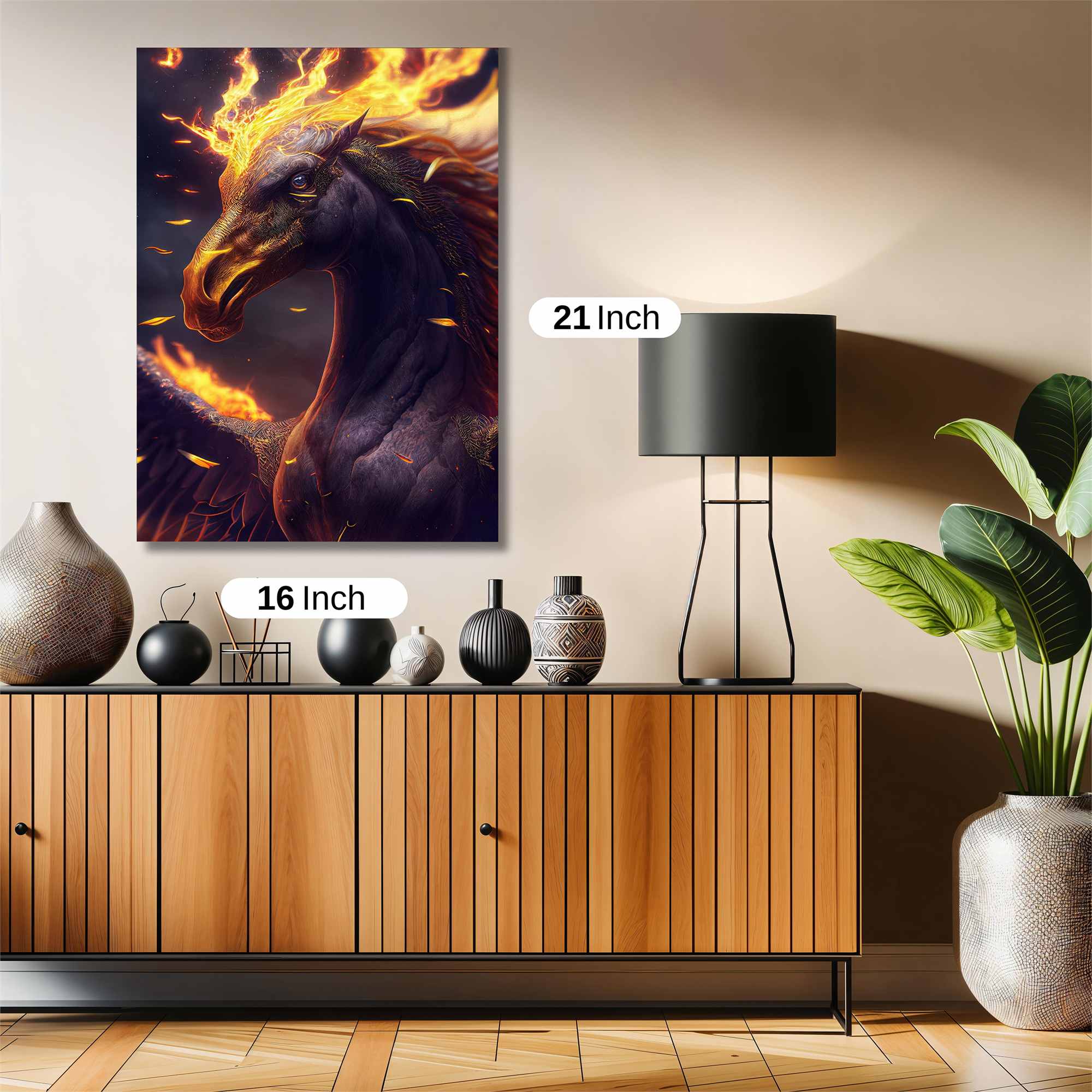 Phoenix Blaze Safe Wall Magnetic / M