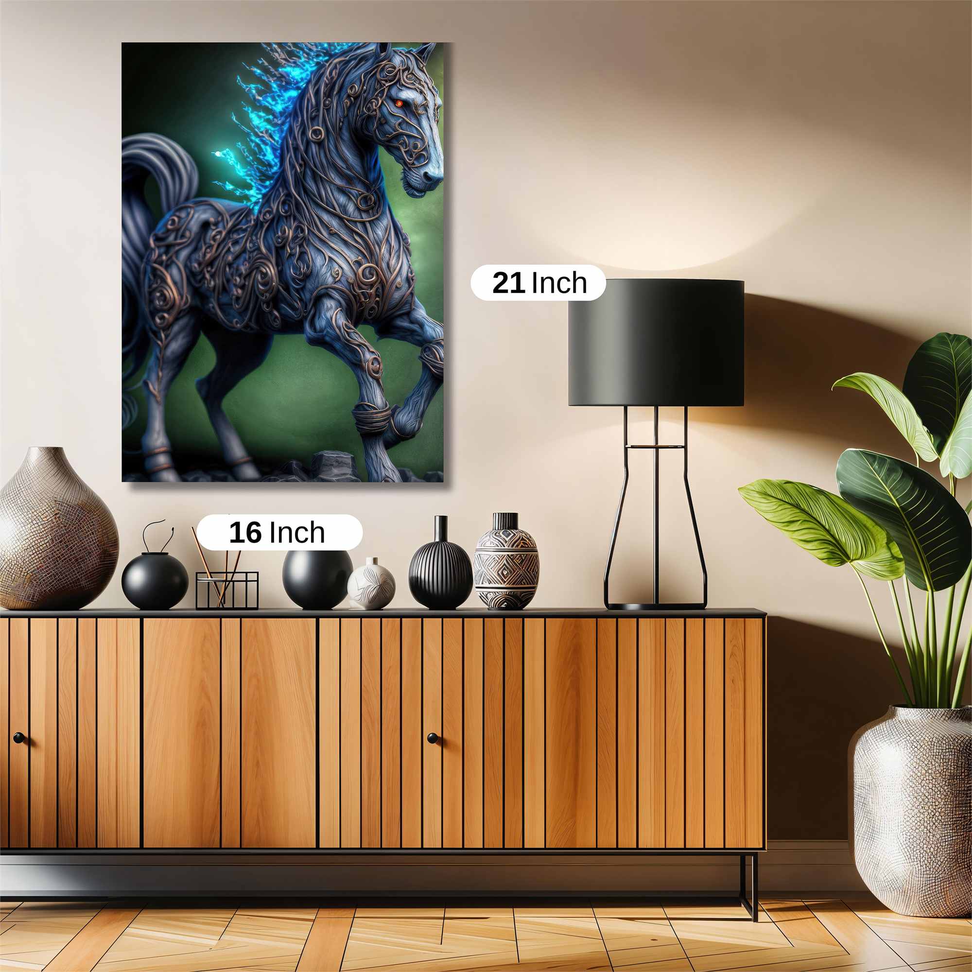 Mystic Steed Safe Wall Magnetic / M