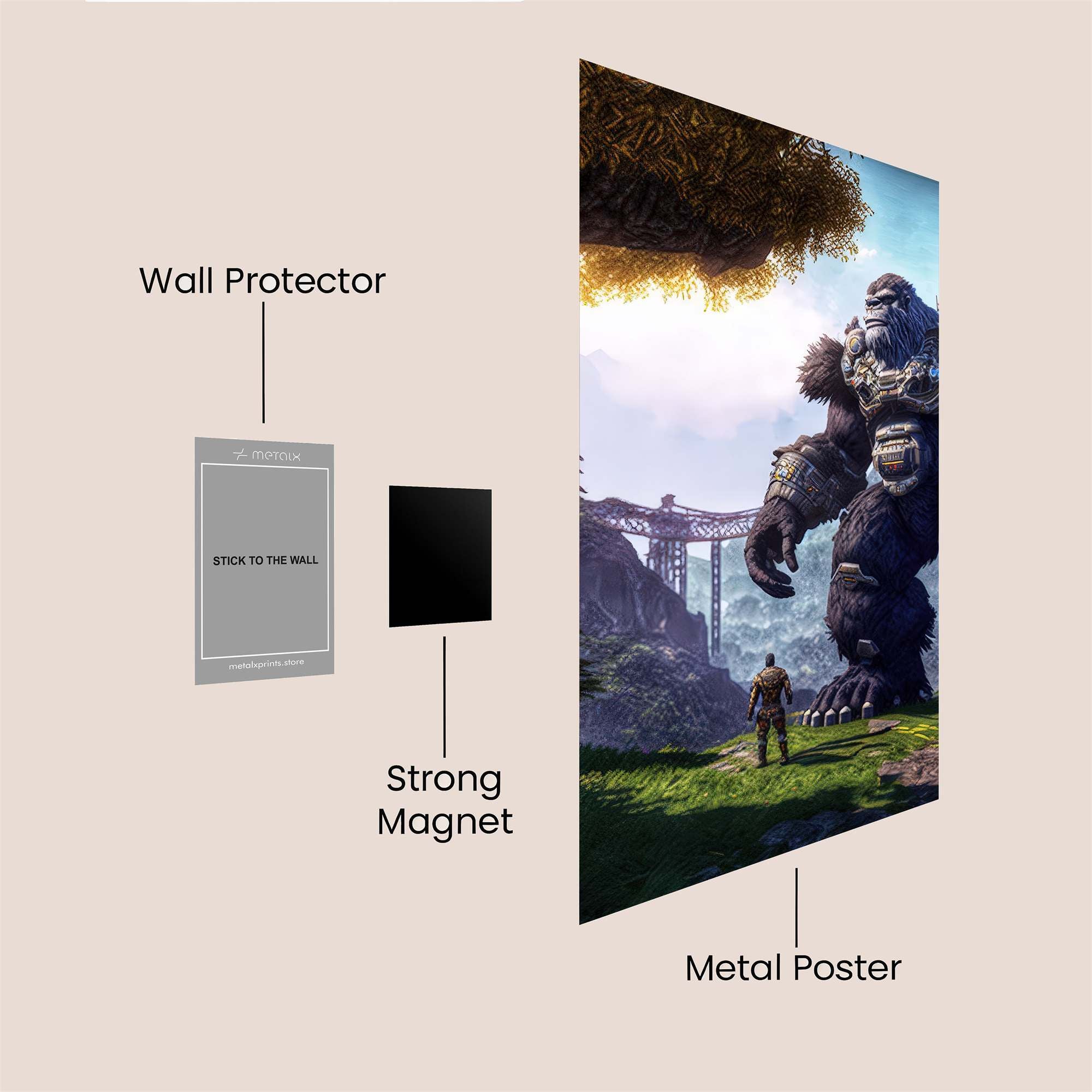 King Majestic Safe Wall Magnetic / M