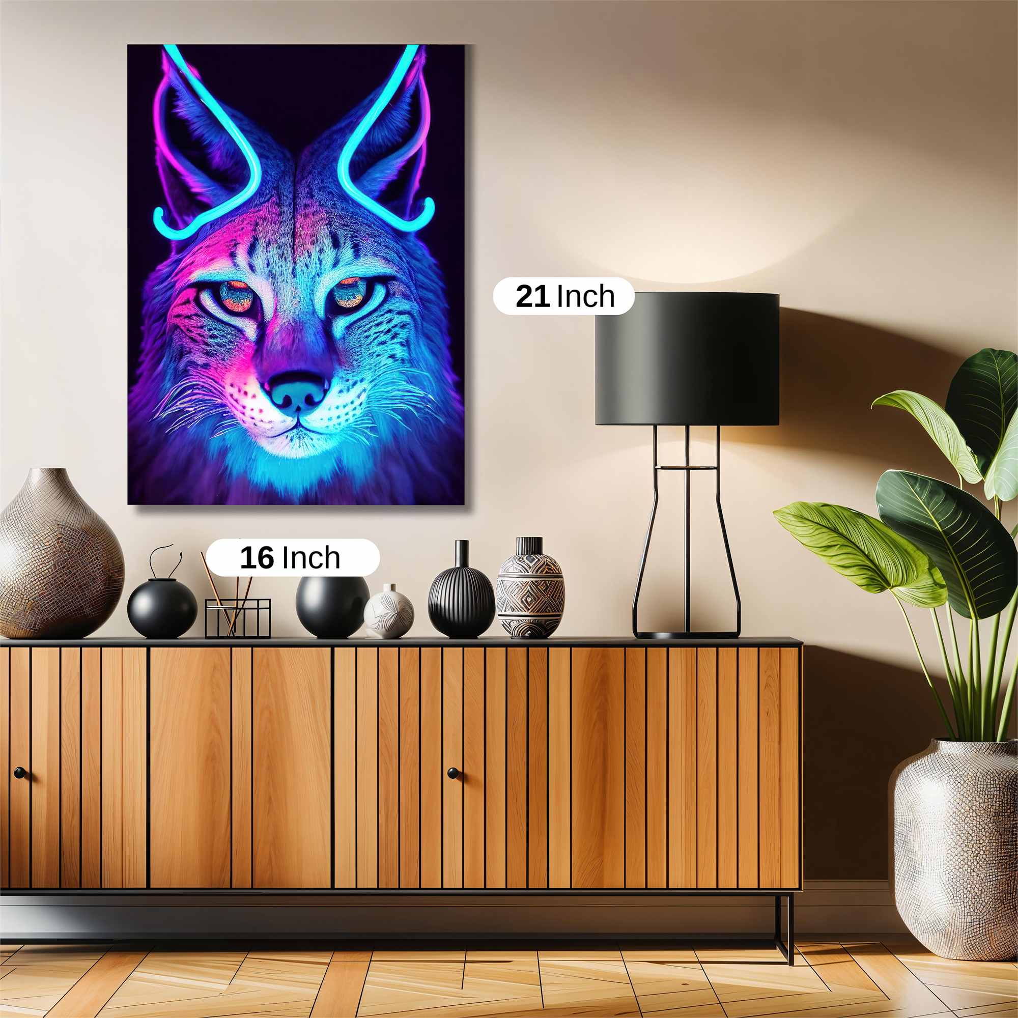 Lynx Luminescent Safe Wall Magnetic / M