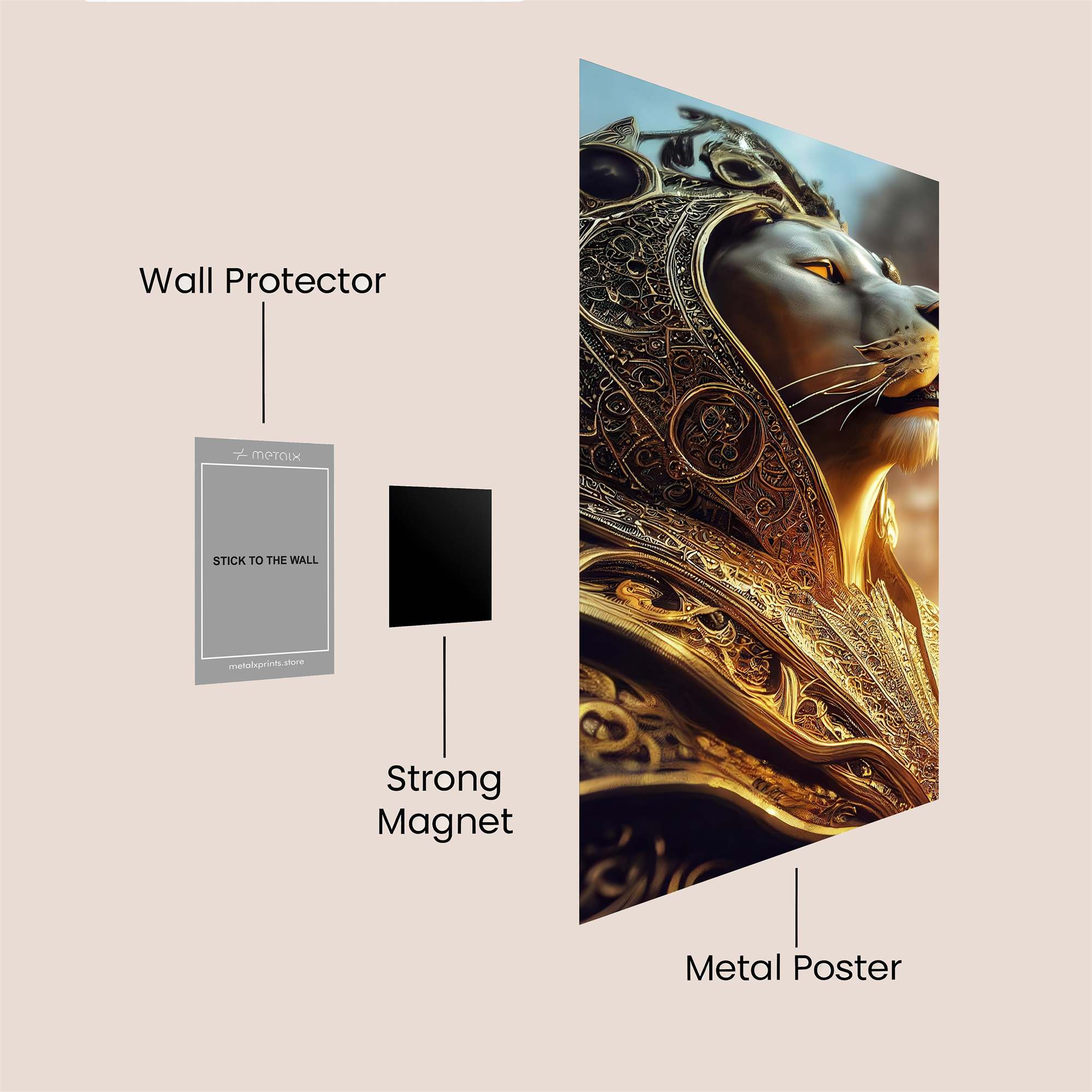Lion Sovereign Safe Wall Magnetic / M