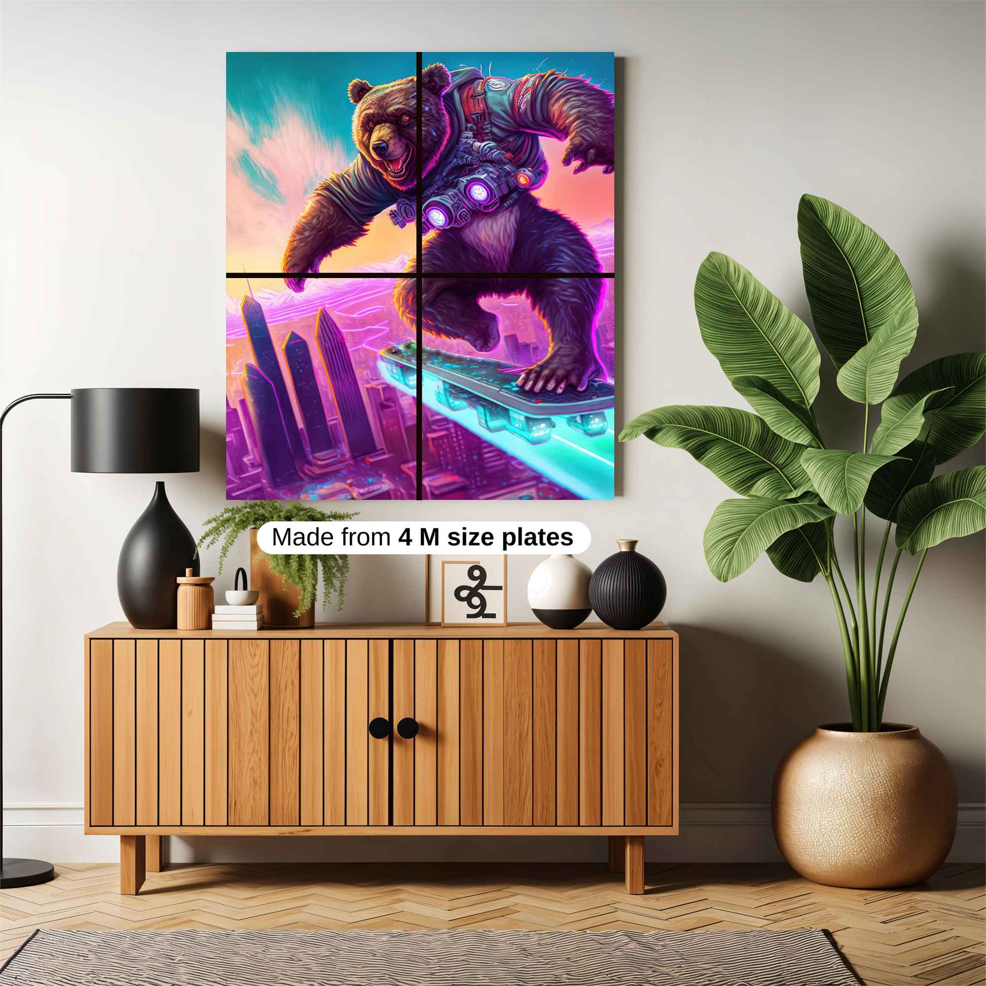 Bear Blitz Safe Wall Magnetic / M