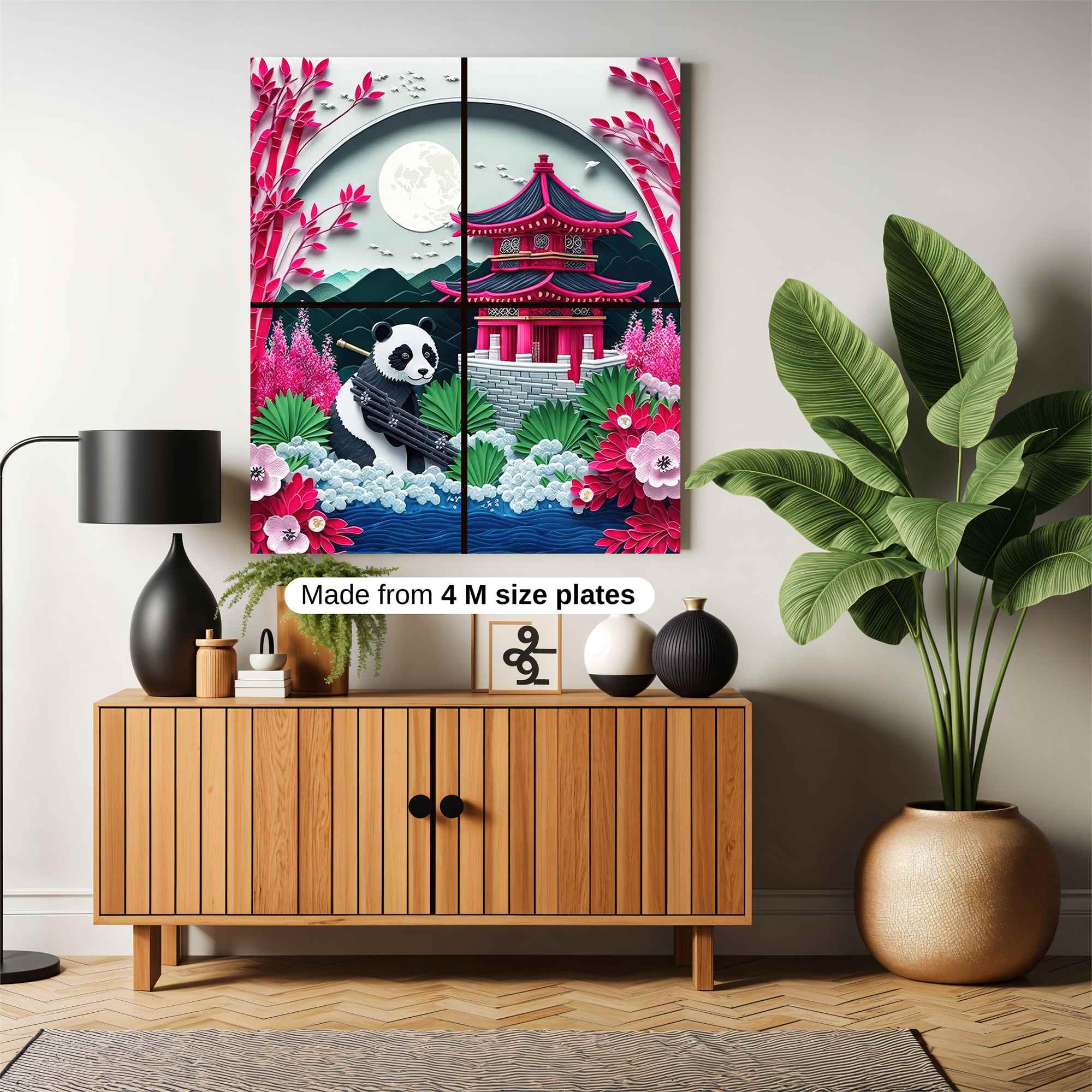 Panda Serenity Safe Wall Magnetic / M
