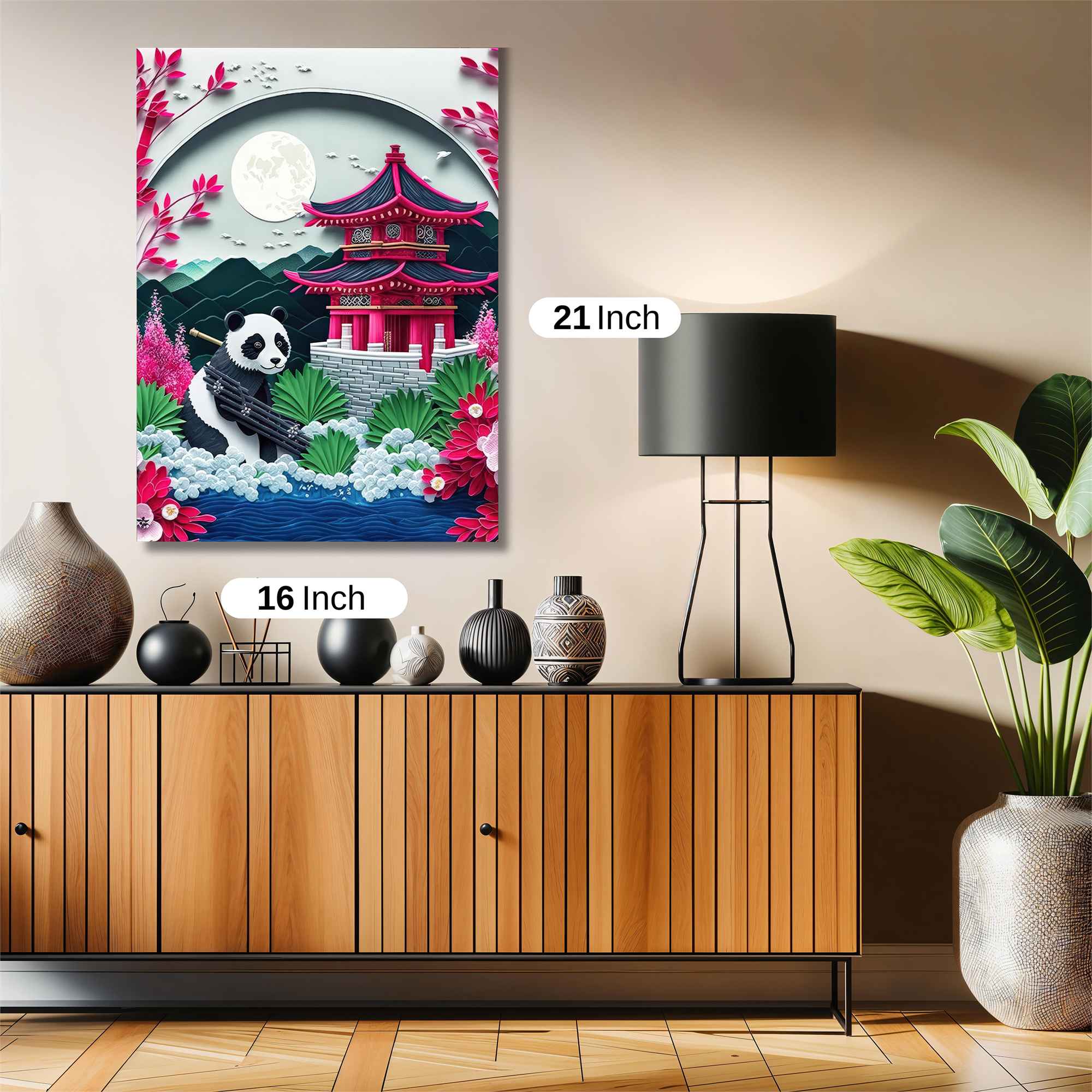 Panda Serenity Safe Wall Magnetic / M
