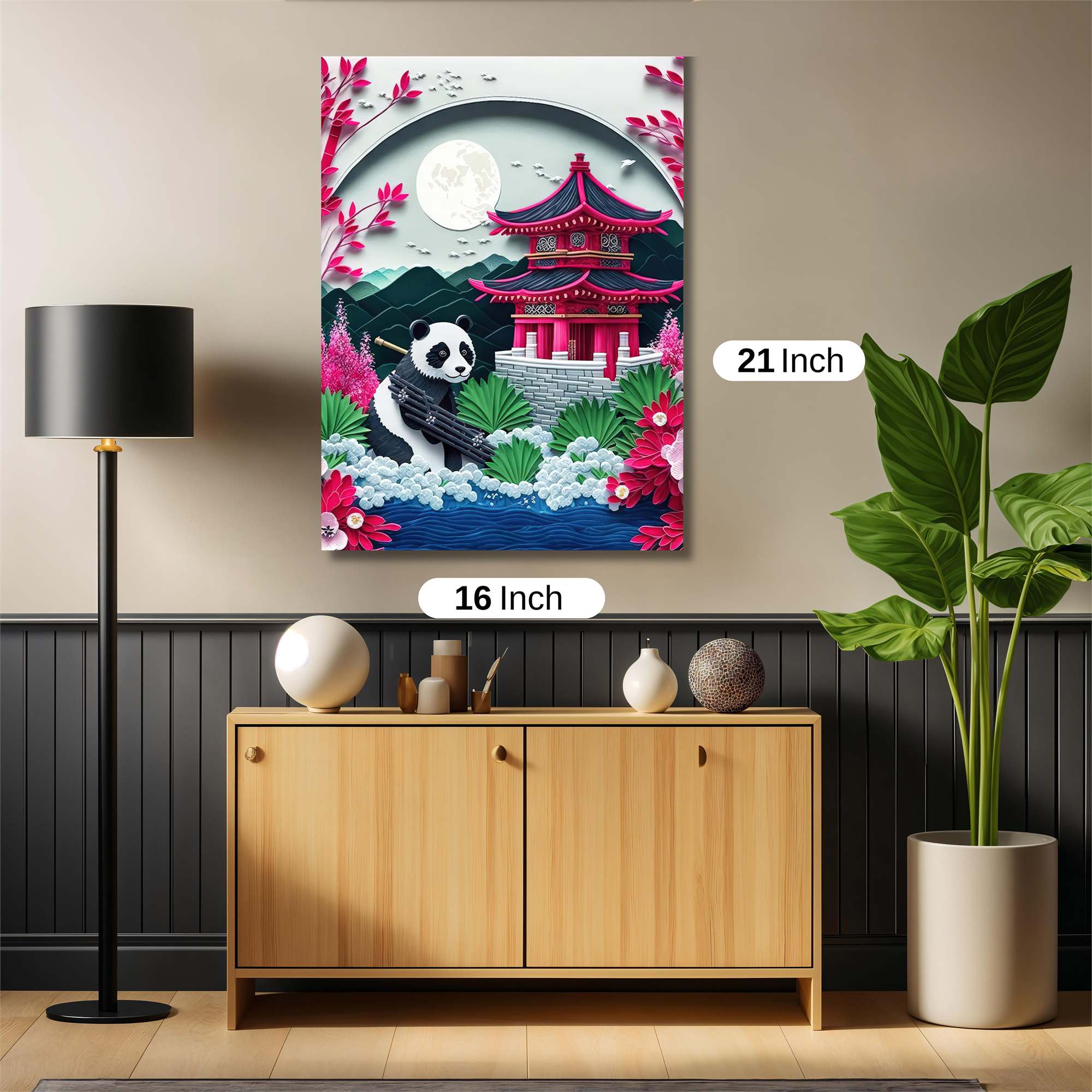 Panda Serenity Safe Wall Magnetic / M