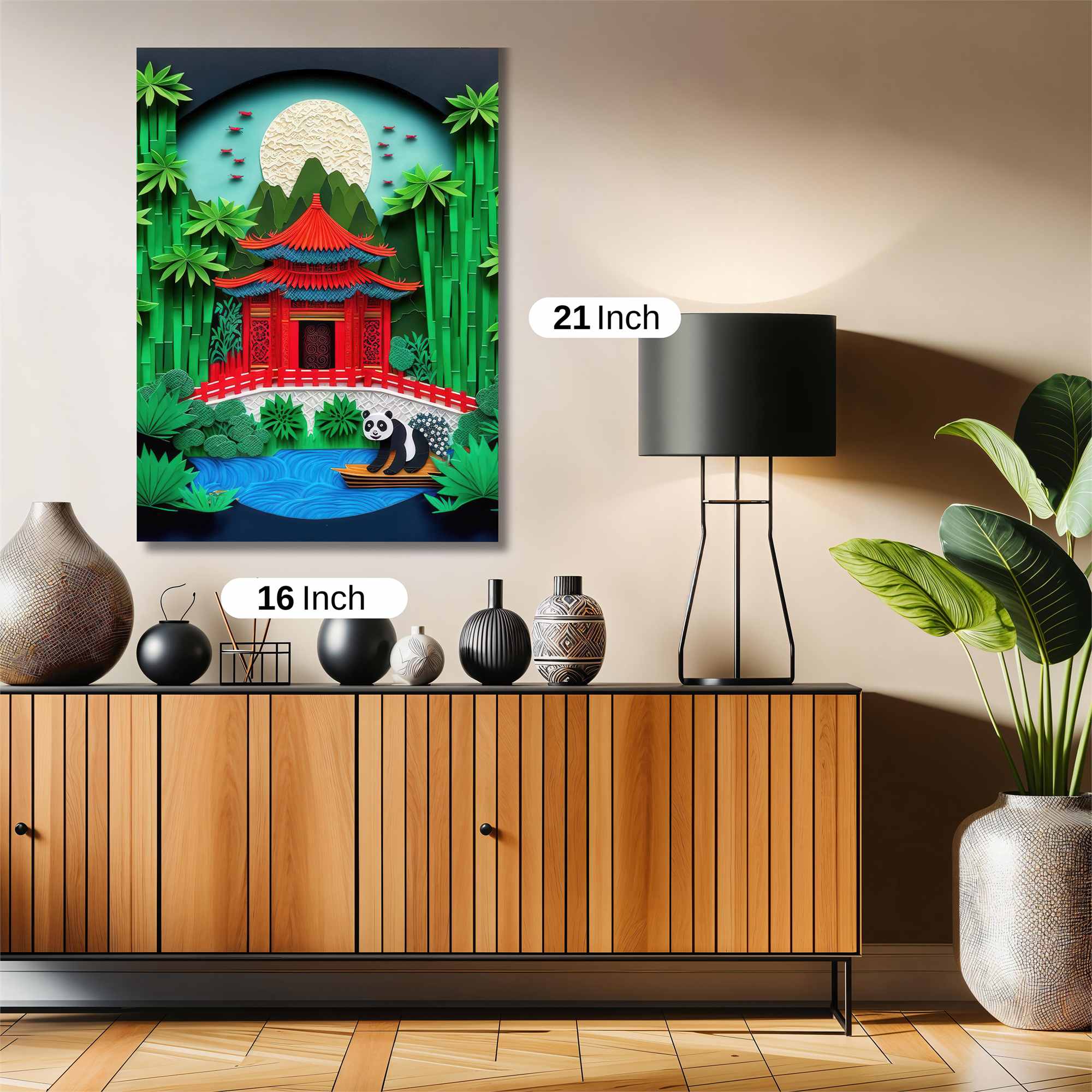 Panda Serenity Safe Wall Magnetic / M