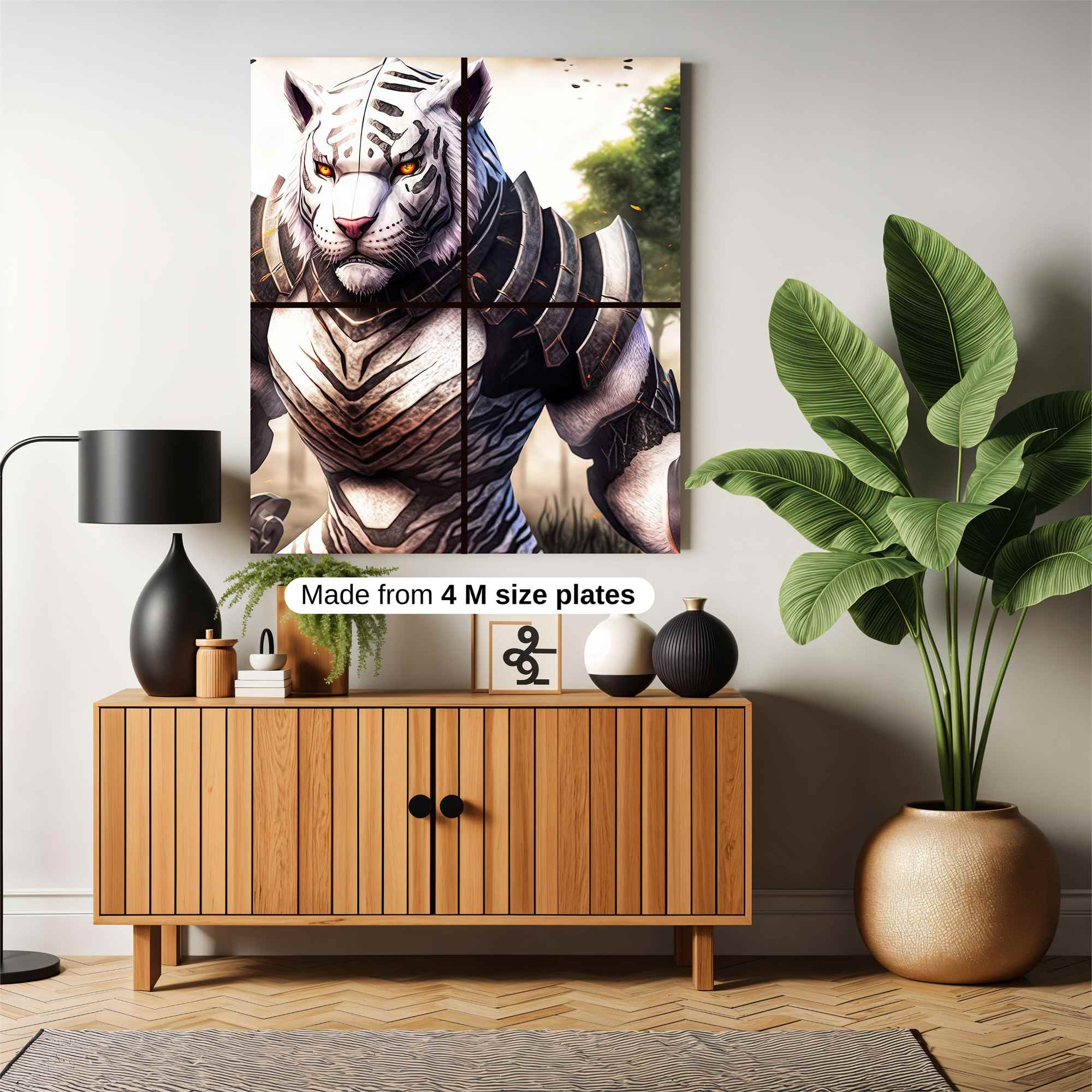 Tiger Warrior Safe Wall Magnetic / M