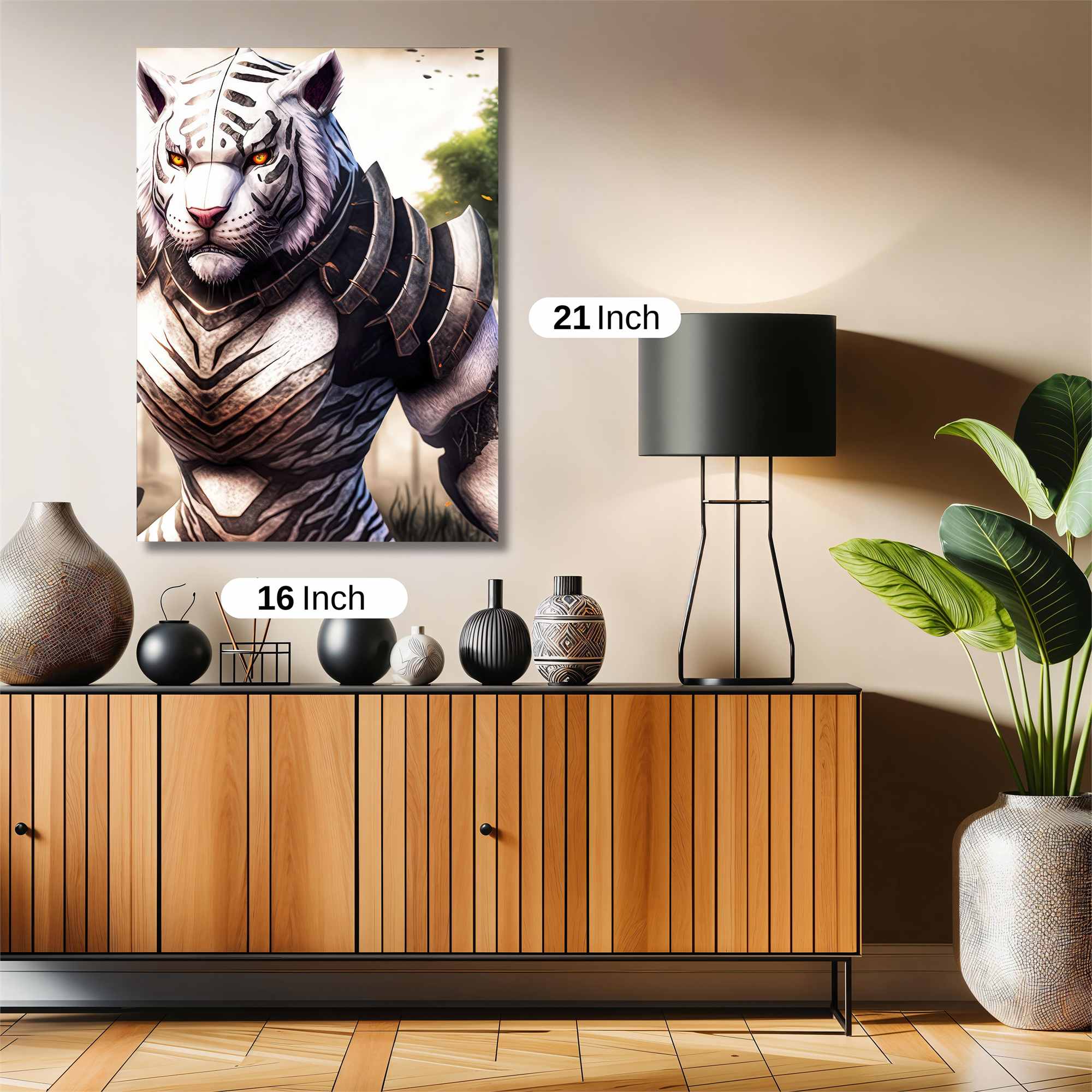 Tiger Warrior Safe Wall Magnetic / M
