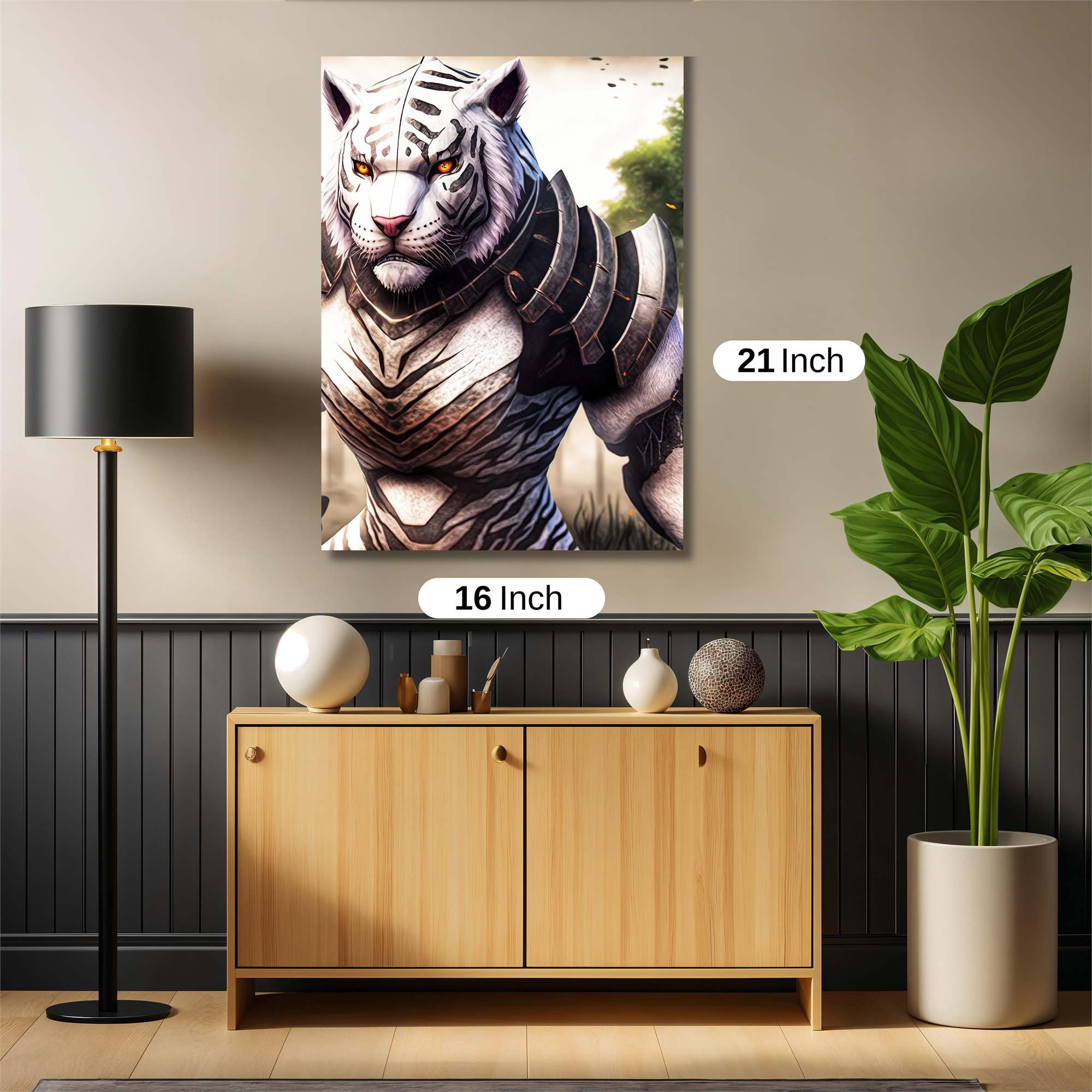 Tiger Warrior Safe Wall Magnetic / M