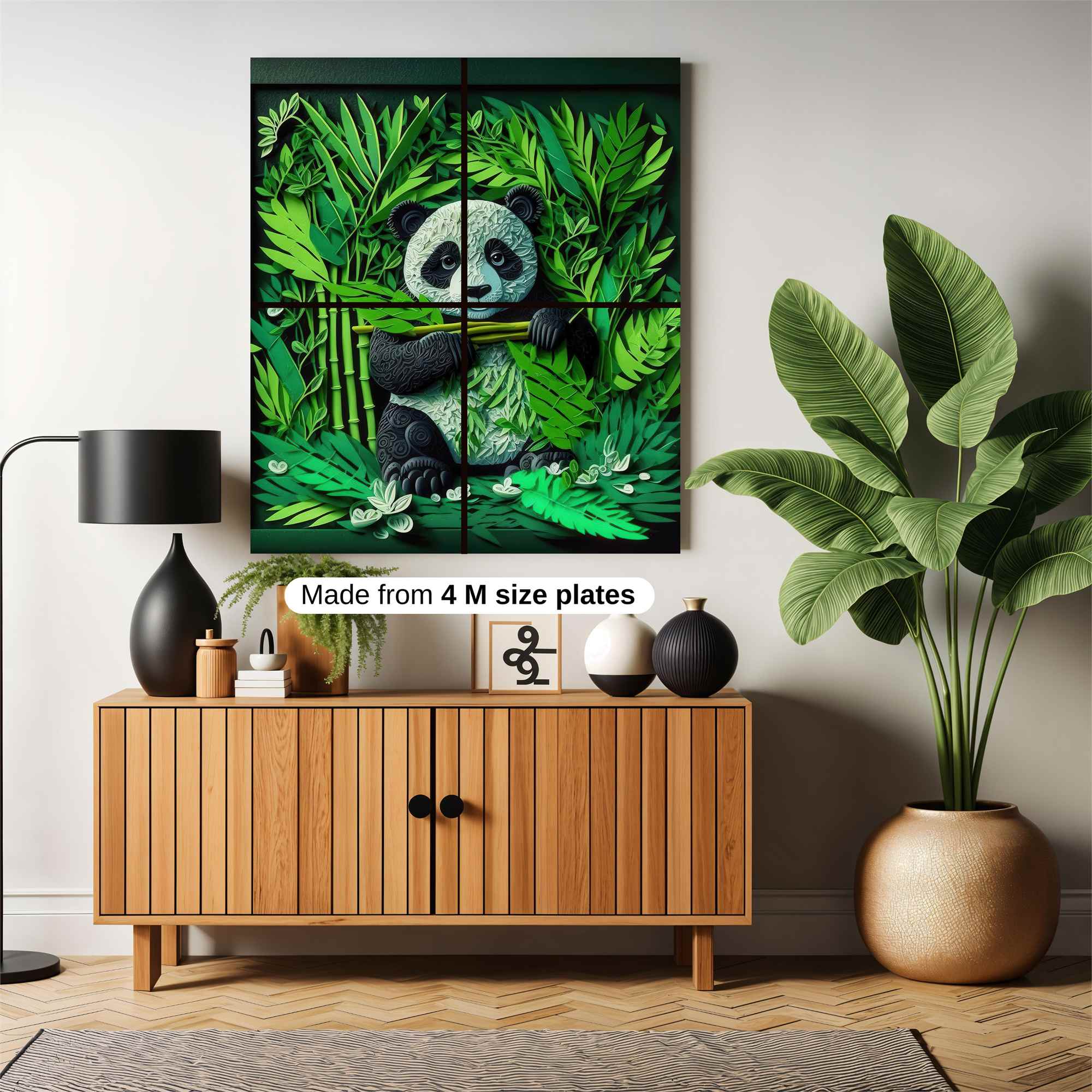 Panda Bliss Safe Wall Magnetic / M