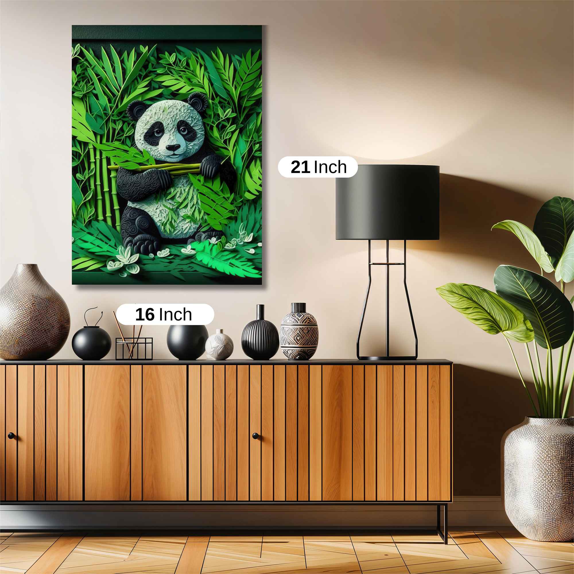 Panda Bliss Safe Wall Magnetic / M