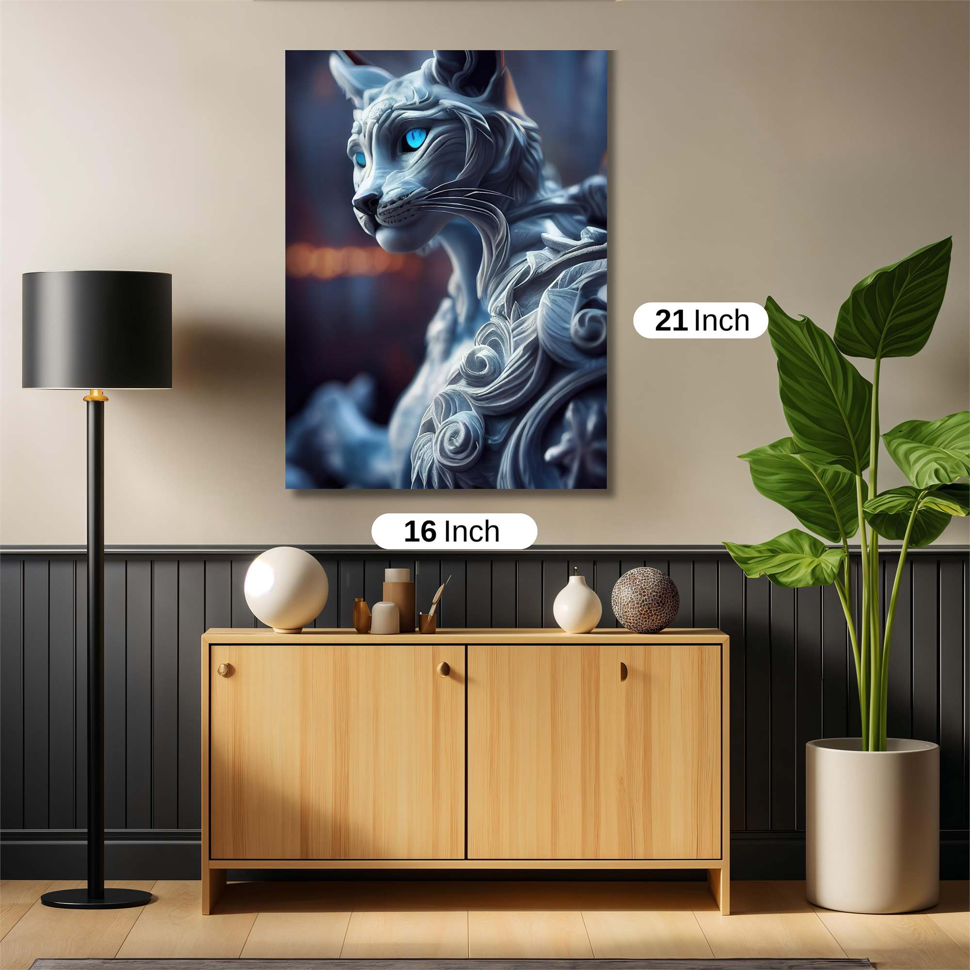 Feline Majesty Safe Wall Magnetic / M