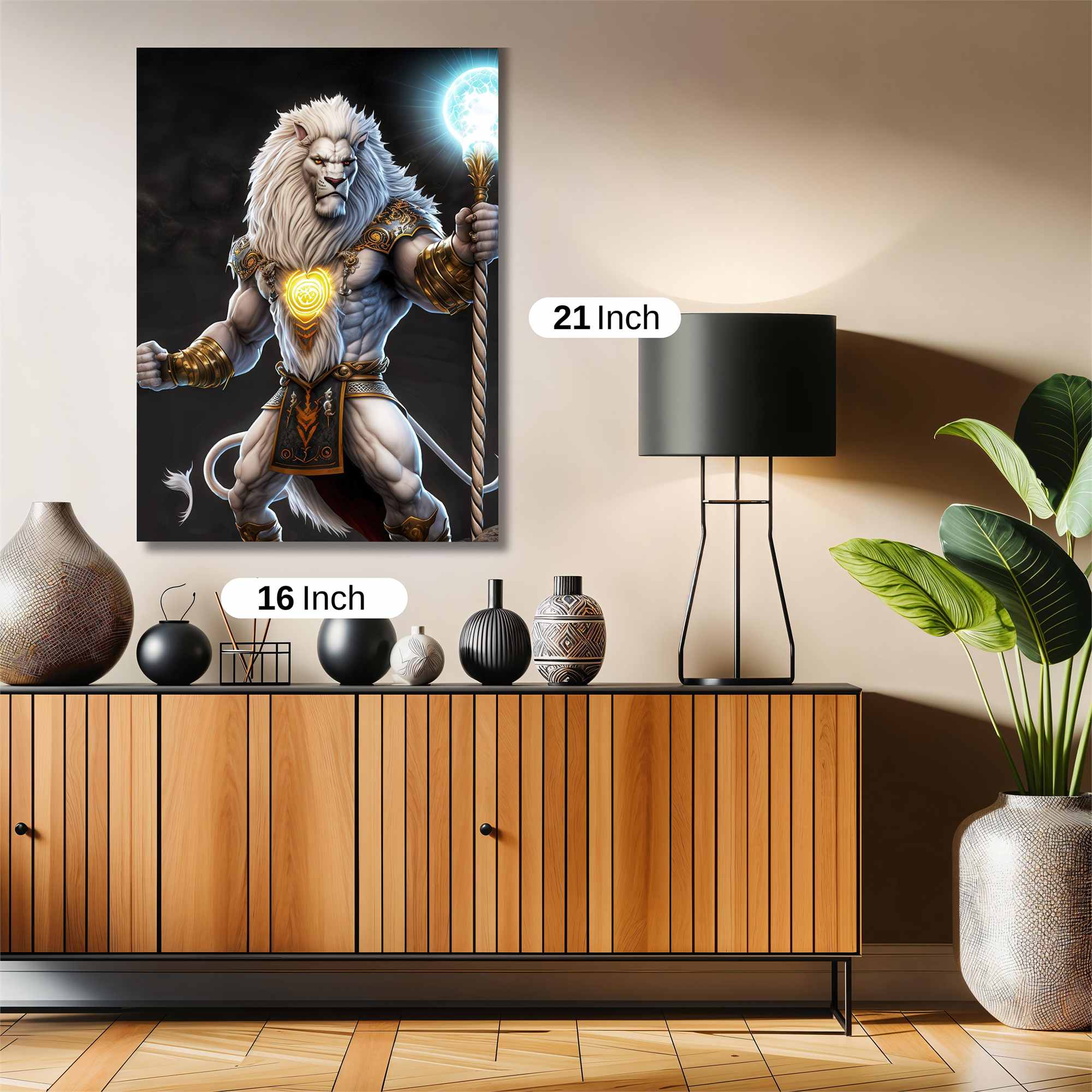 Lion Mystic Safe Wall Magnetic / M