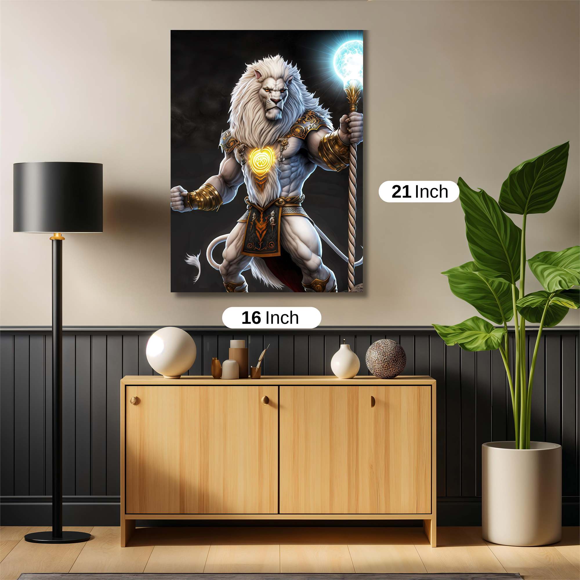 Lion Mystic Safe Wall Magnetic / M