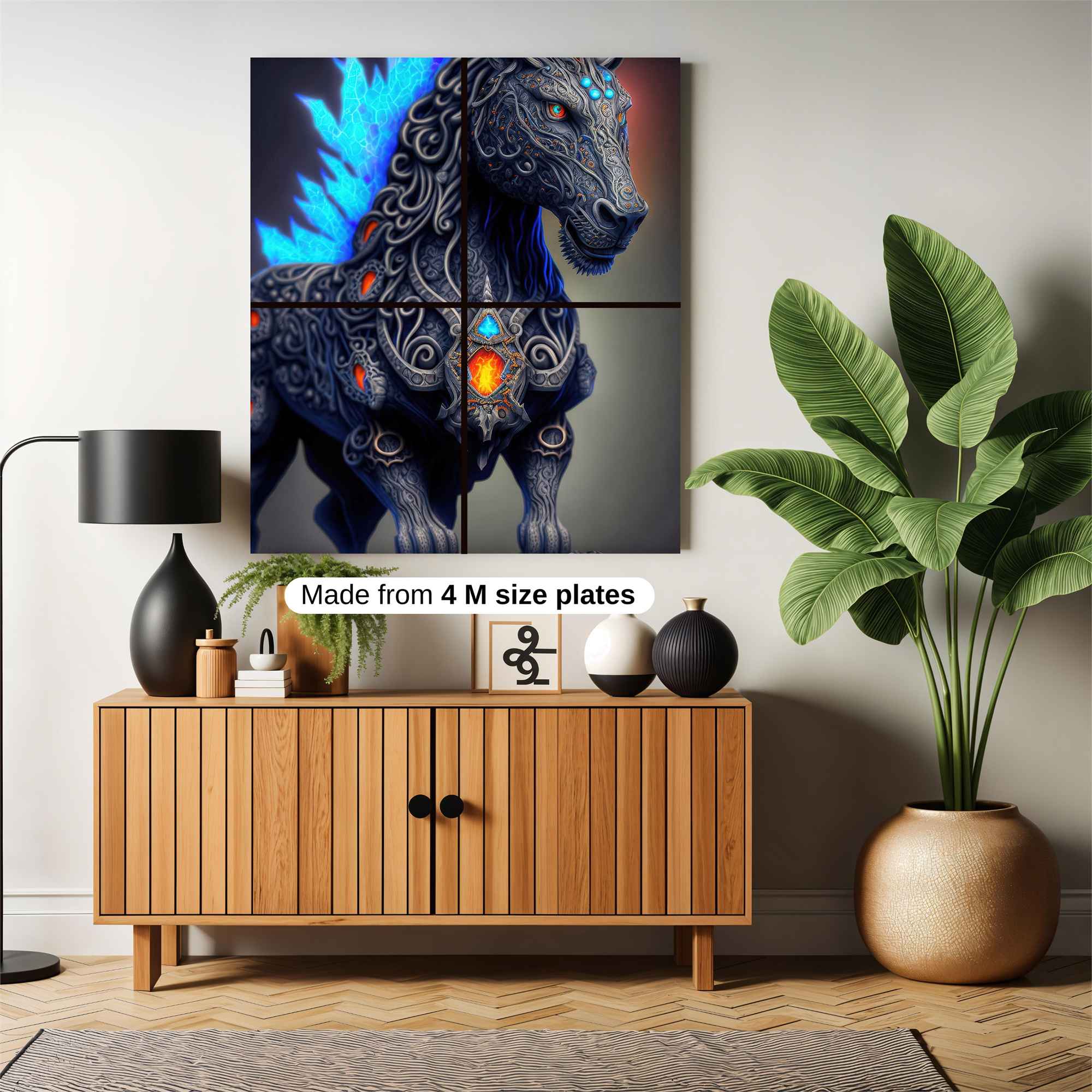 Mystic Steed Safe Wall Magnetic / M