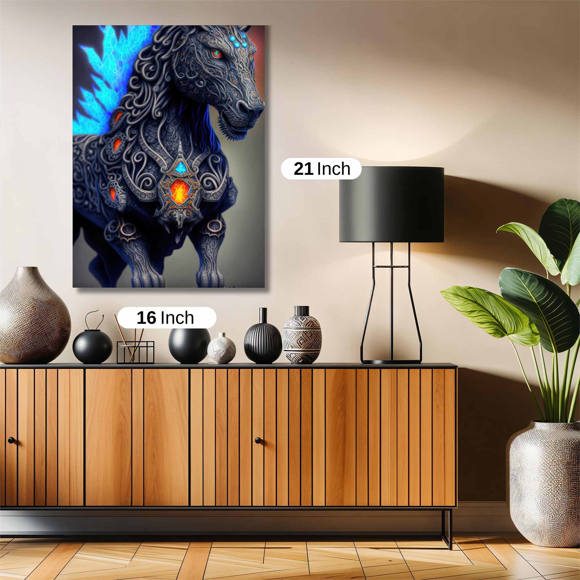 Mystic Steed Safe Wall Magnetic / M