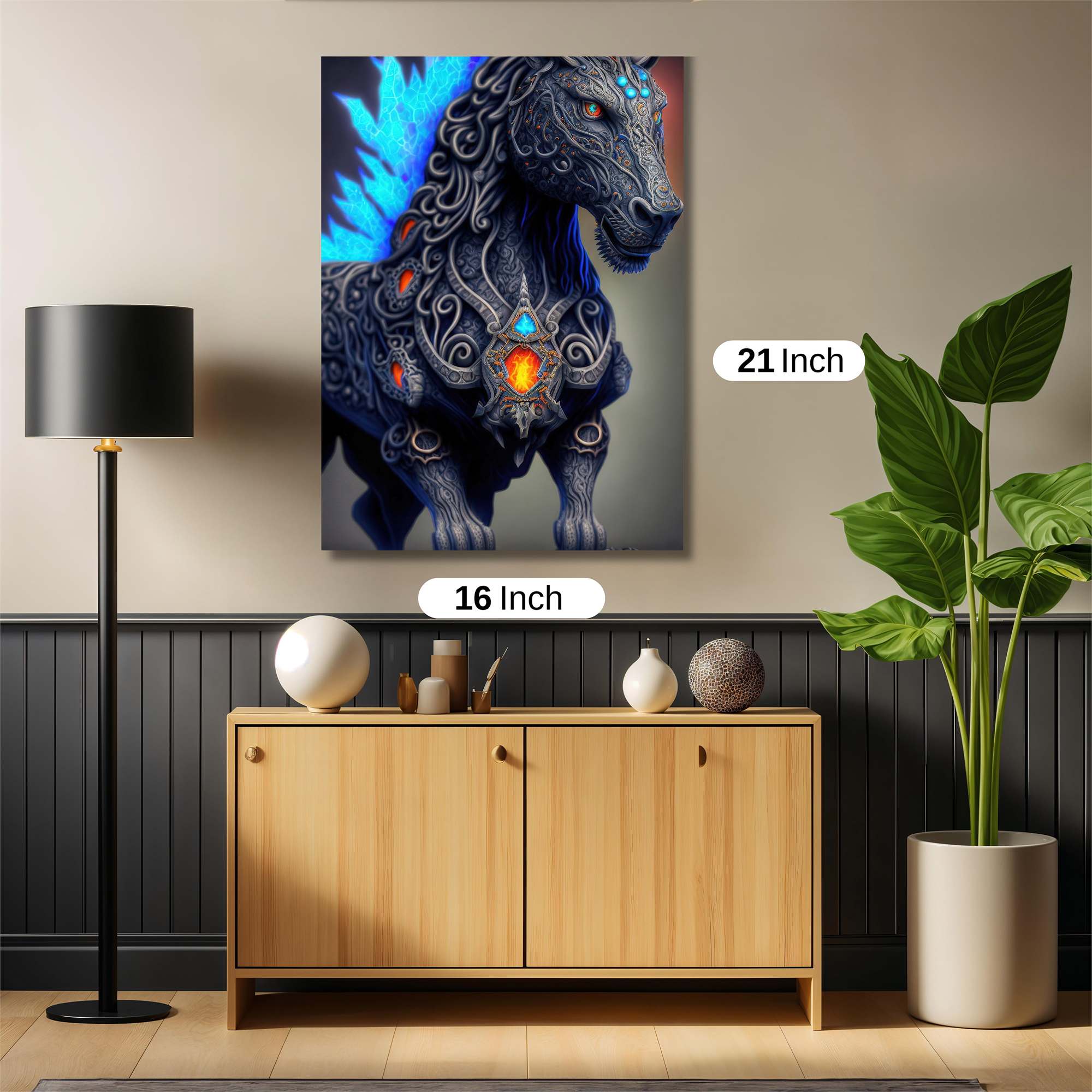 Mystic Steed Safe Wall Magnetic / M