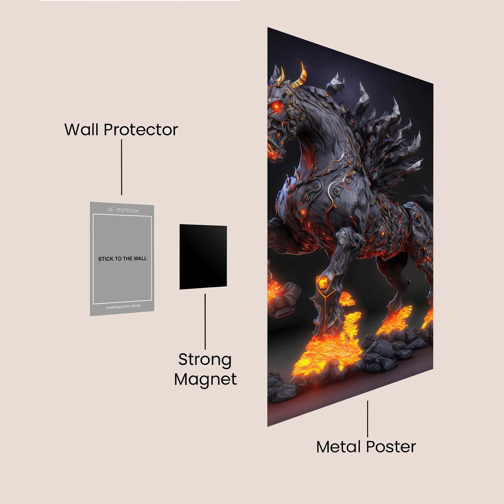 Ember Fury Safe Wall Magnetic / M