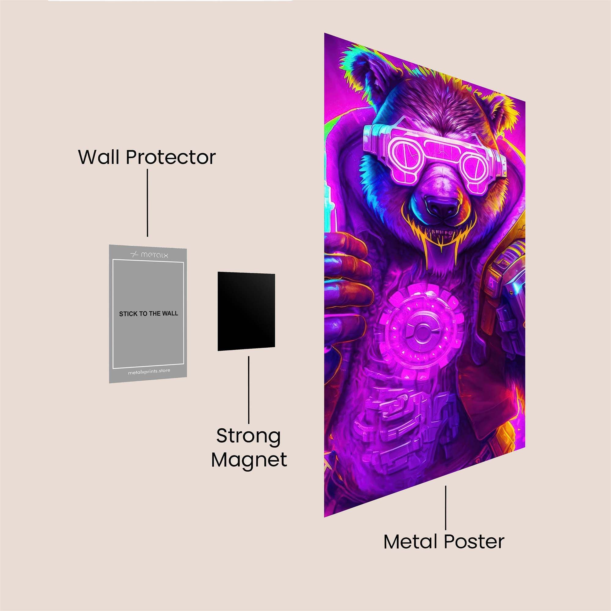 Cyberbear Radiance Safe Wall Magnetic / M
