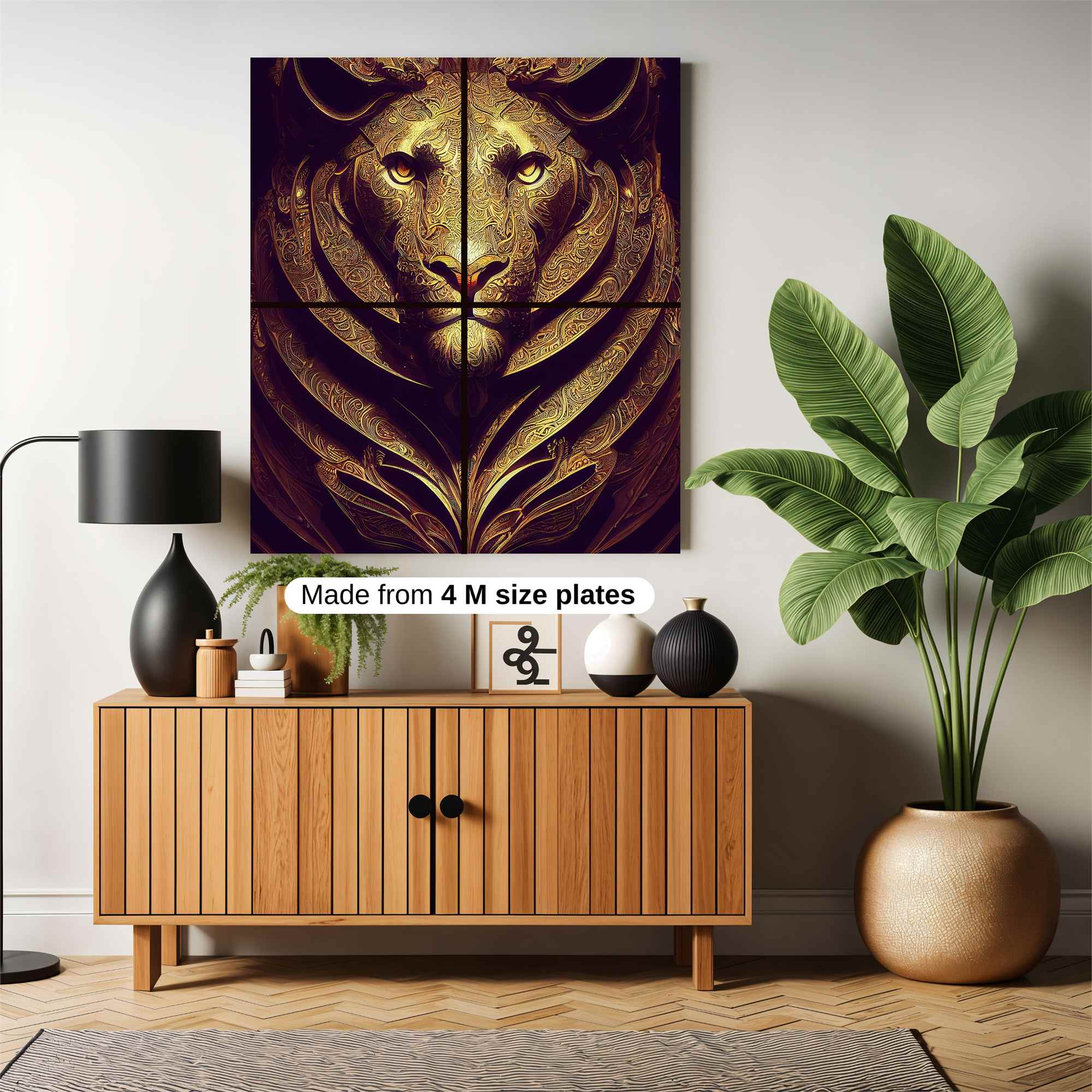 Lion Majestic Safe Wall Magnetic / M