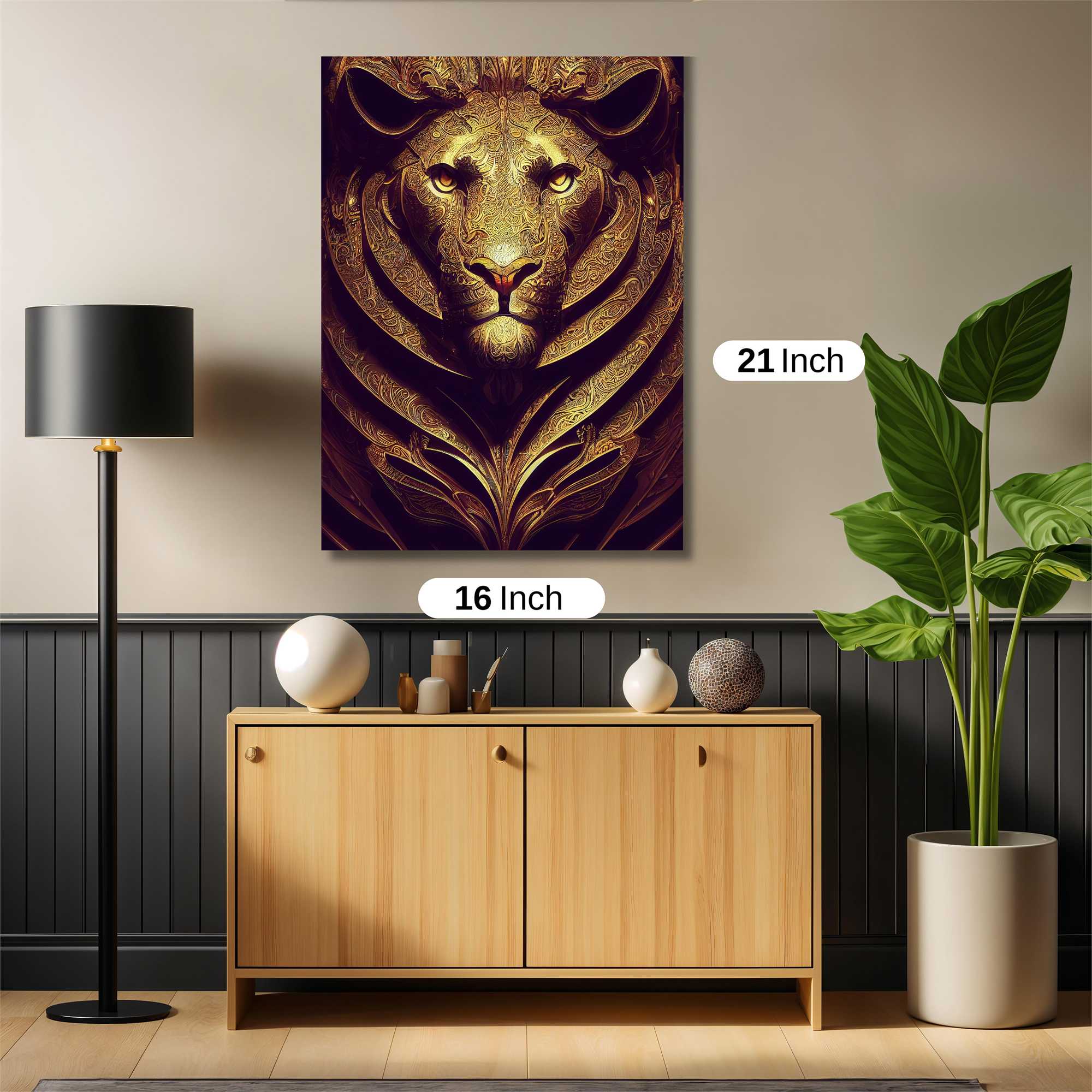 Lion Majestic Safe Wall Magnetic / M