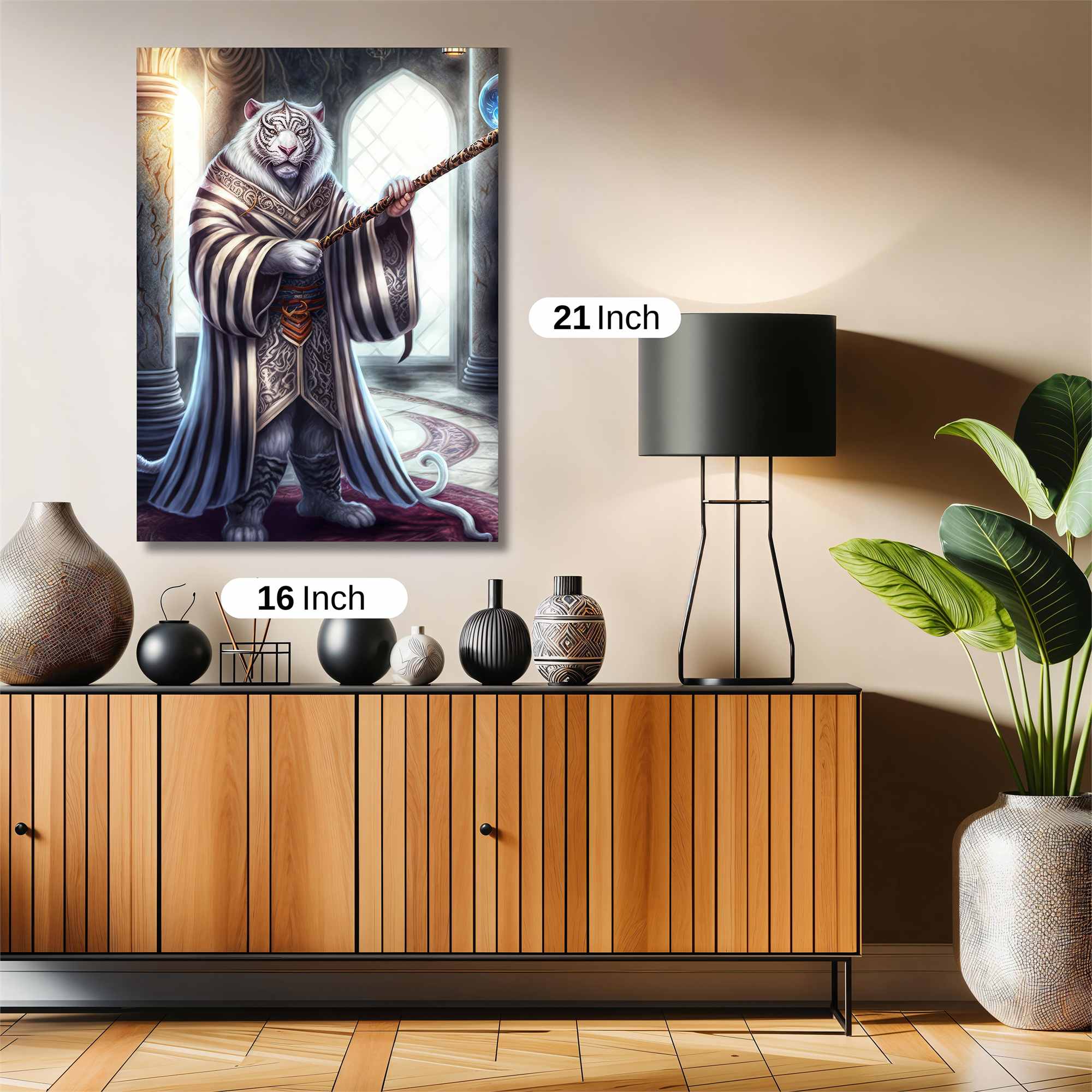 Wizard Tiger Safe Wall Magnetic / M