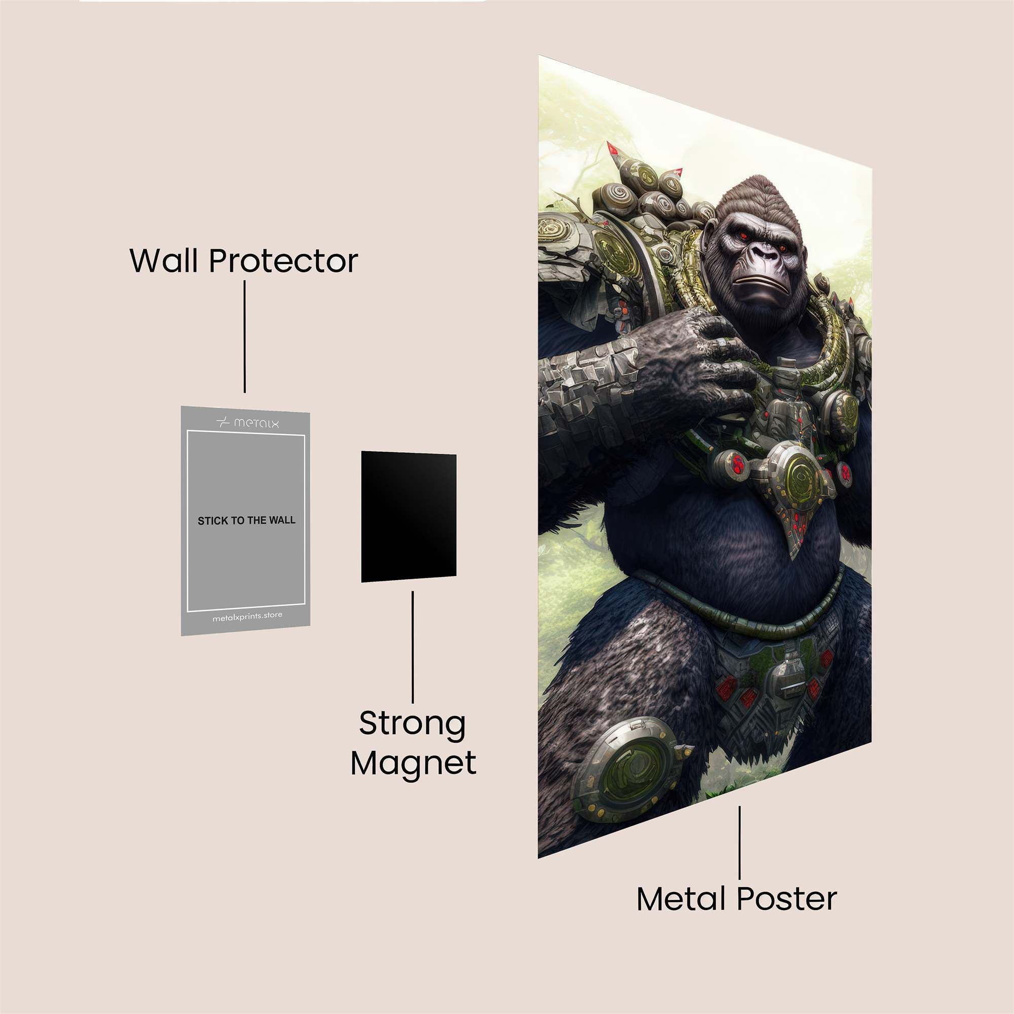 Lion Regal Safe Wall Magnetic / M