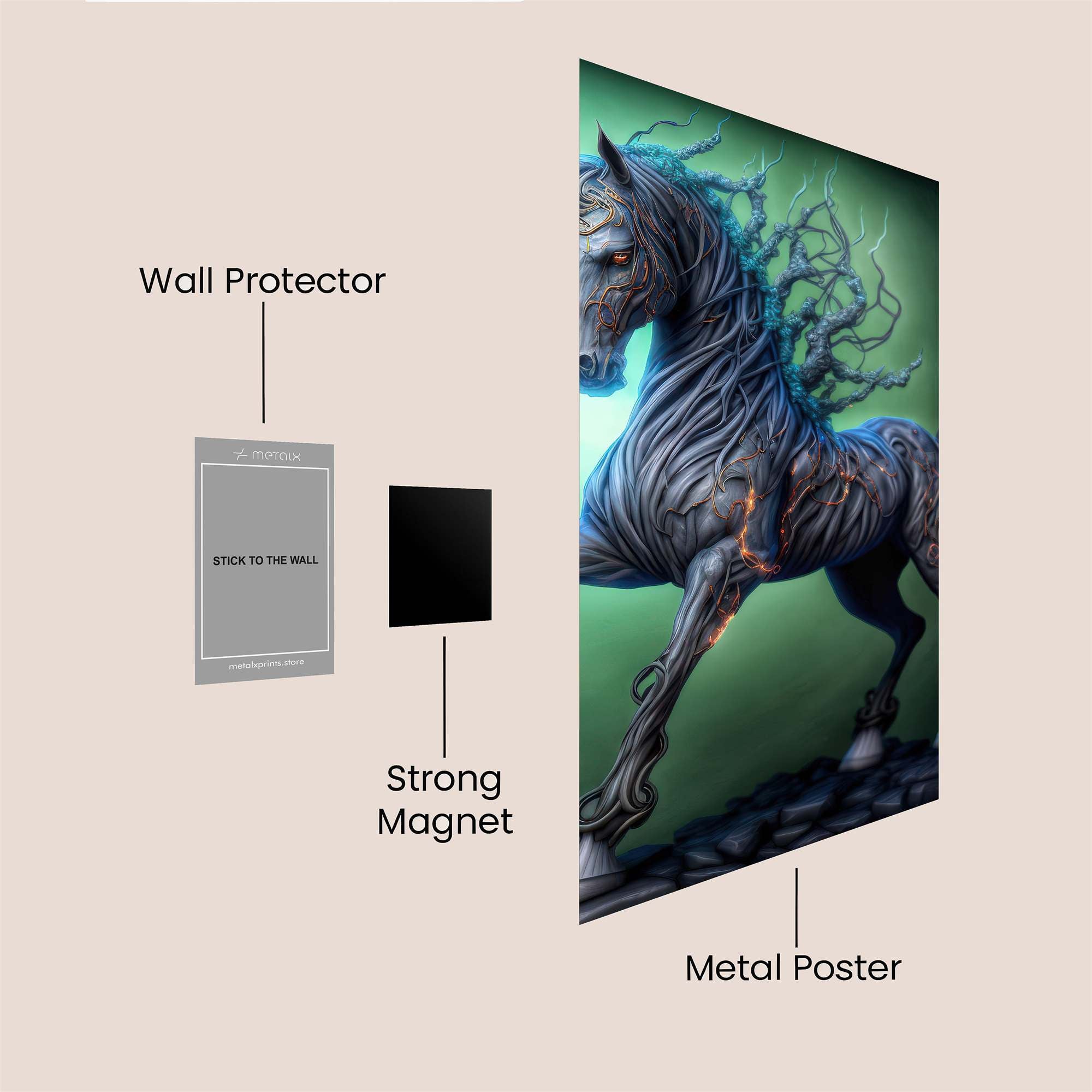 Lion Regal Safe Wall Magnetic / M