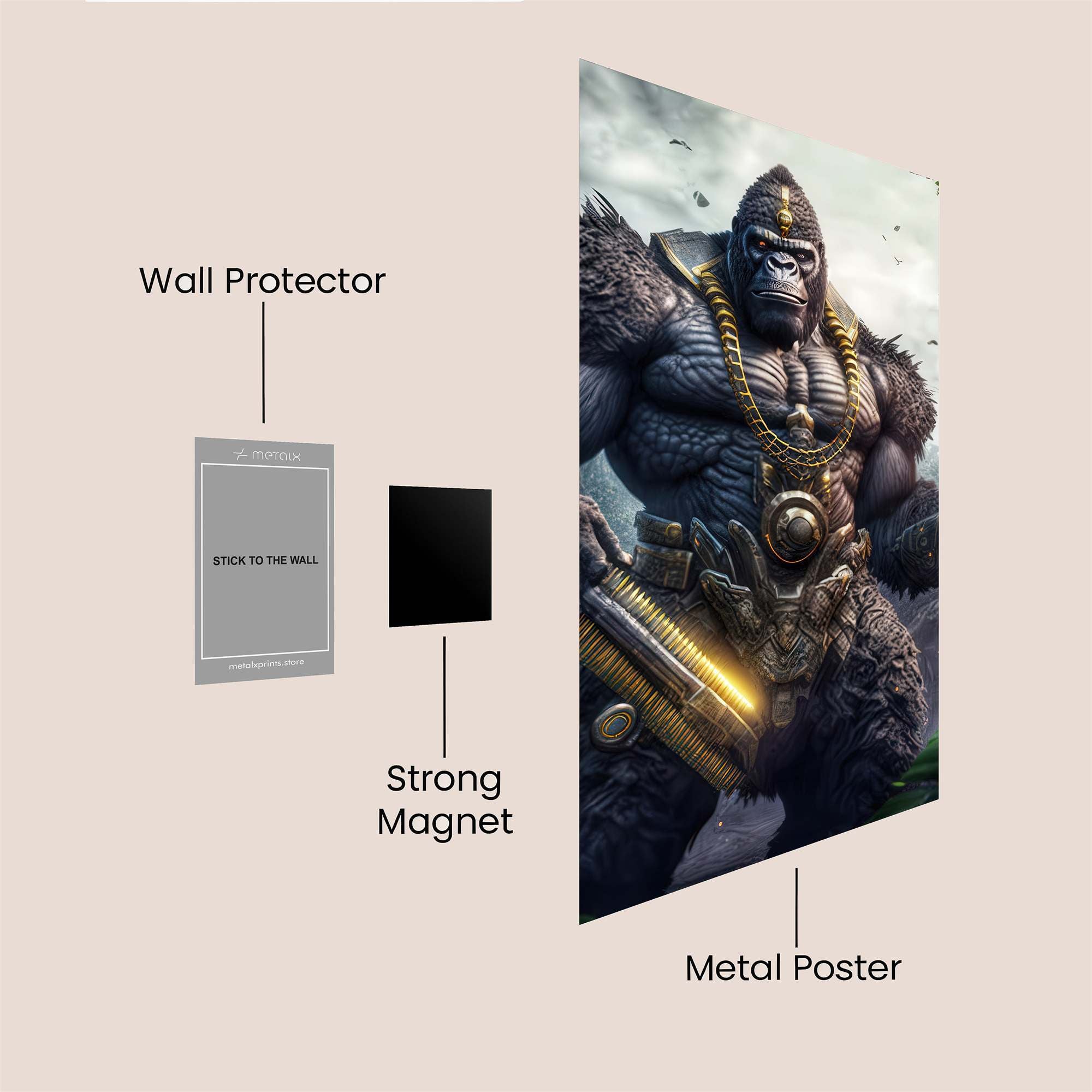 King Majestic Safe Wall Magnetic / M