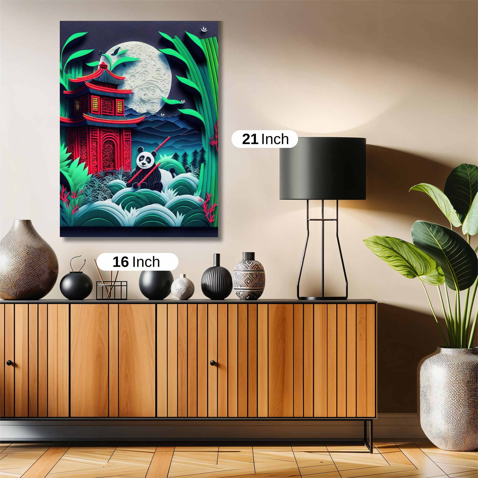 Panda Adventure Safe Wall Magnetic / M