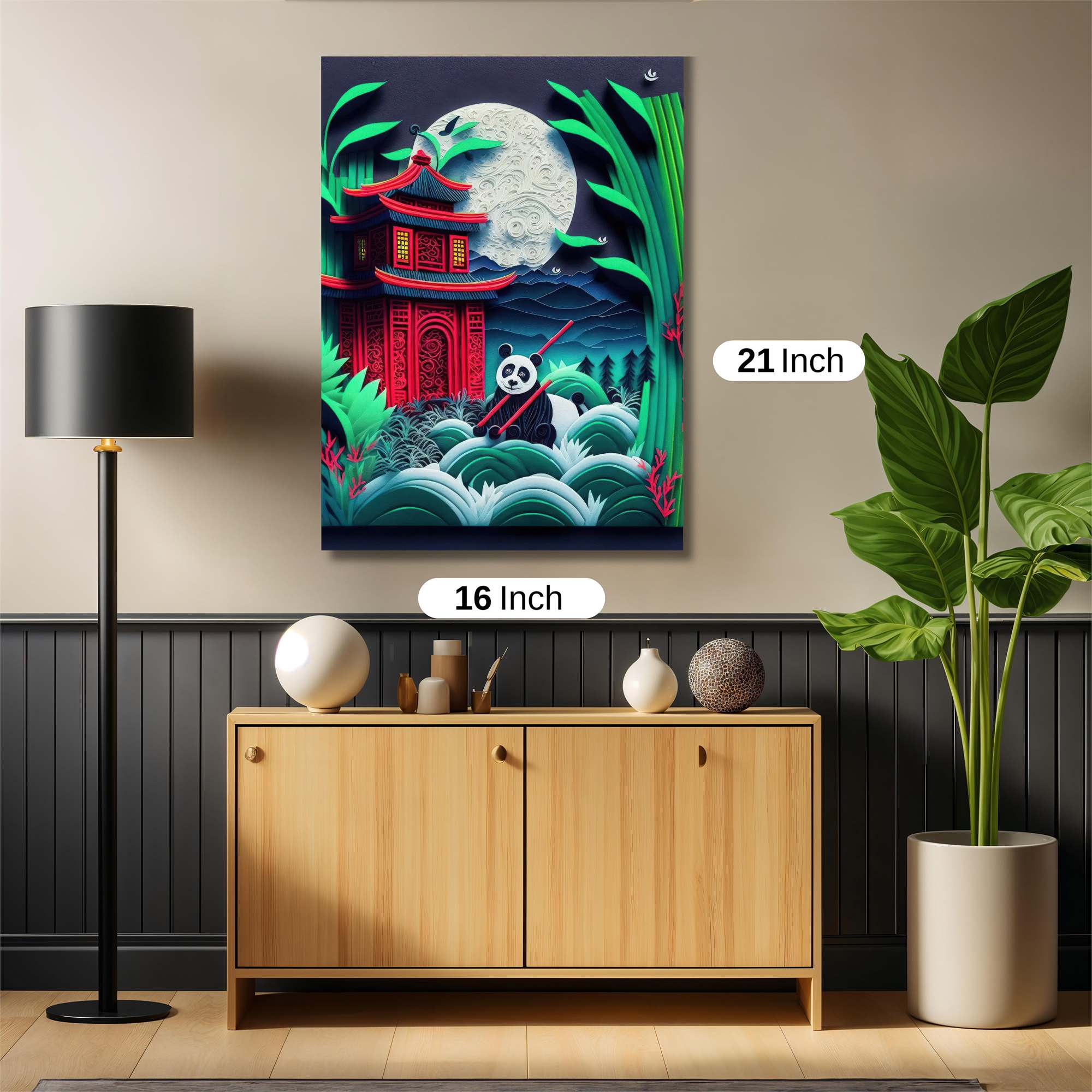 Panda Adventure Safe Wall Magnetic / M