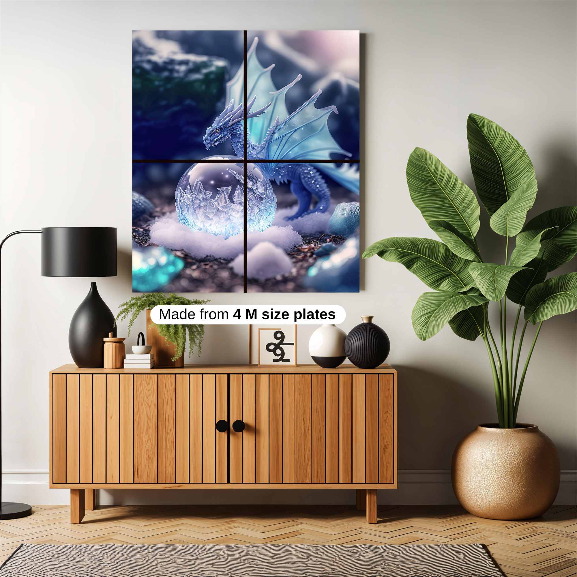 Crystal Serenity Safe Wall Magnetic / M