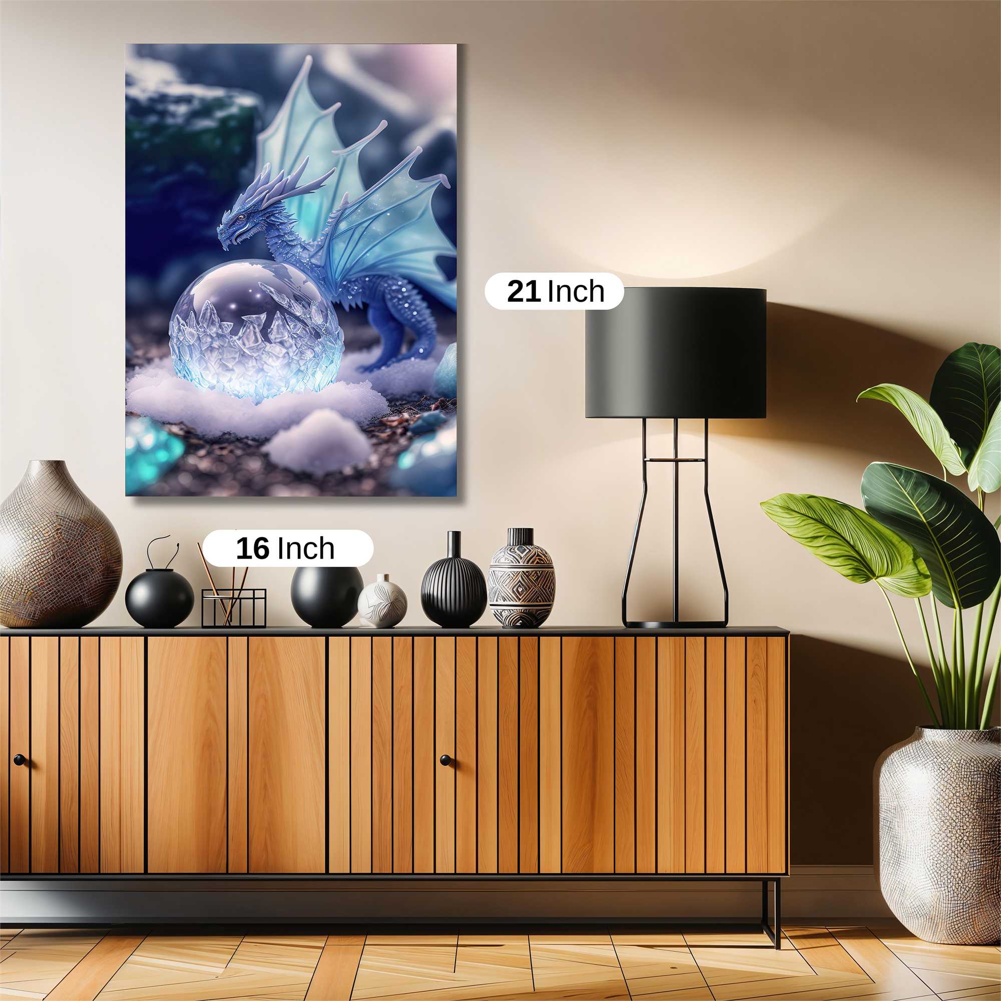 Crystal Serenity Safe Wall Magnetic / M