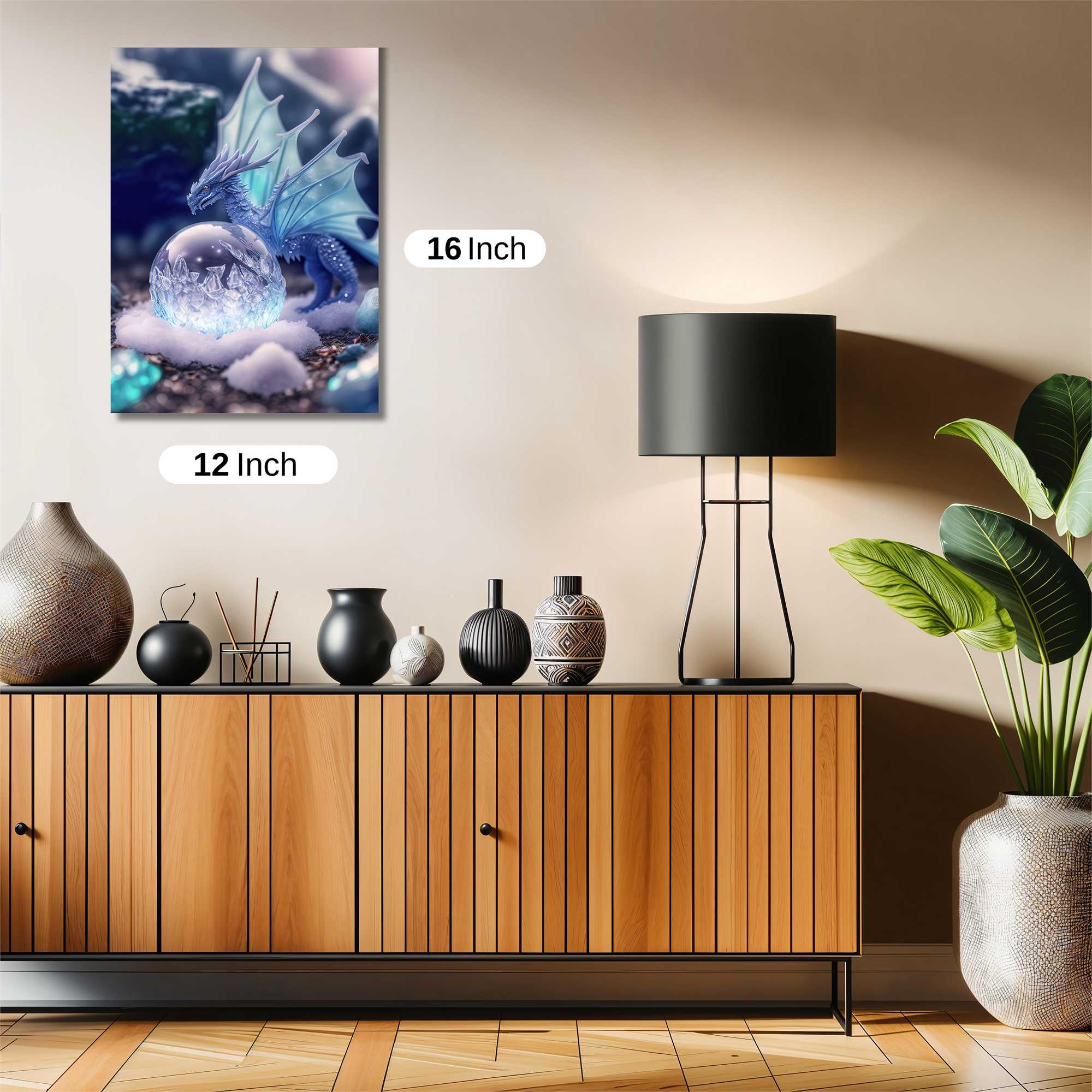 Crystal Serenity Safe Wall Magnetic / M