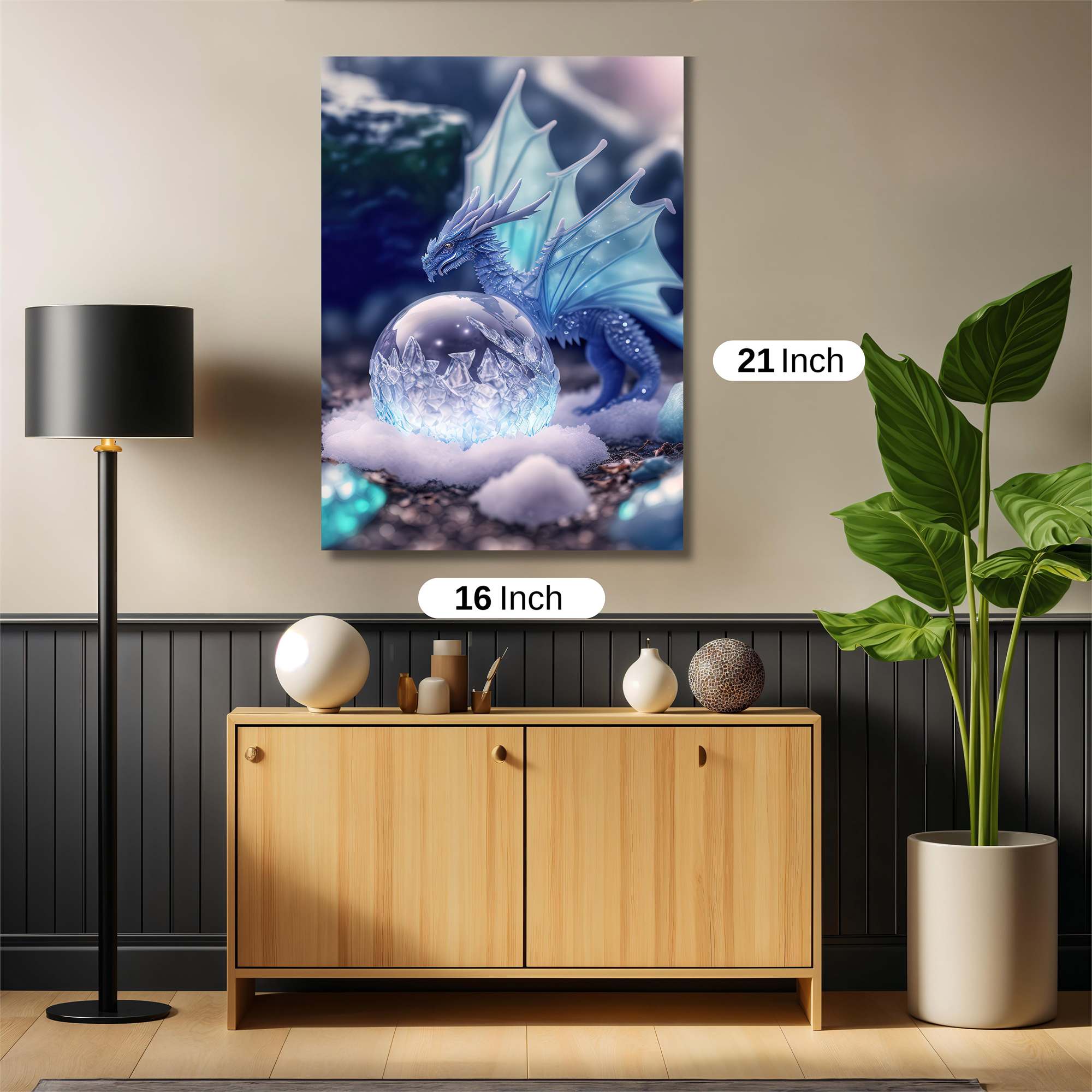 Crystal Serenity Safe Wall Magnetic / M