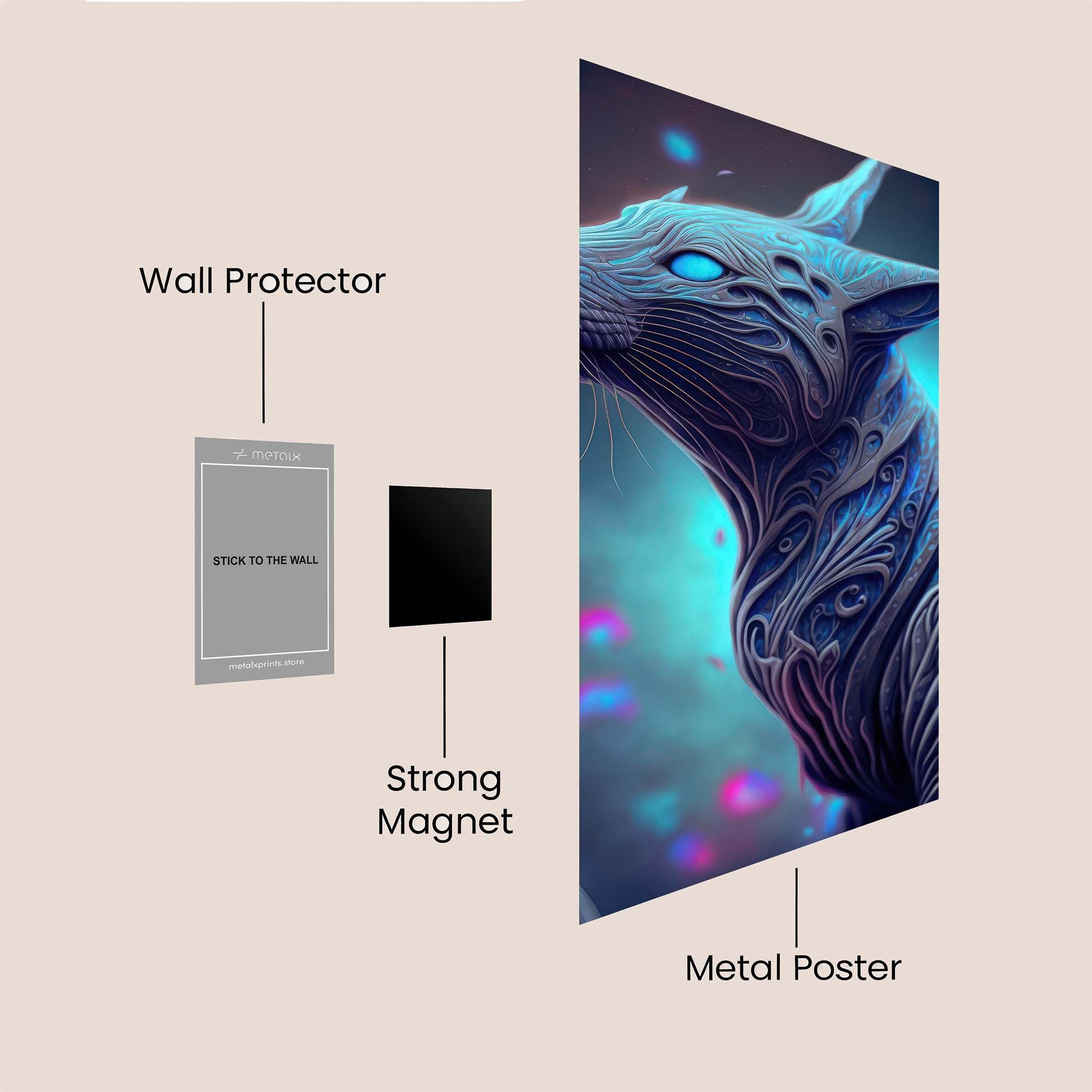 Lunar Enigma Safe Wall Magnetic / M