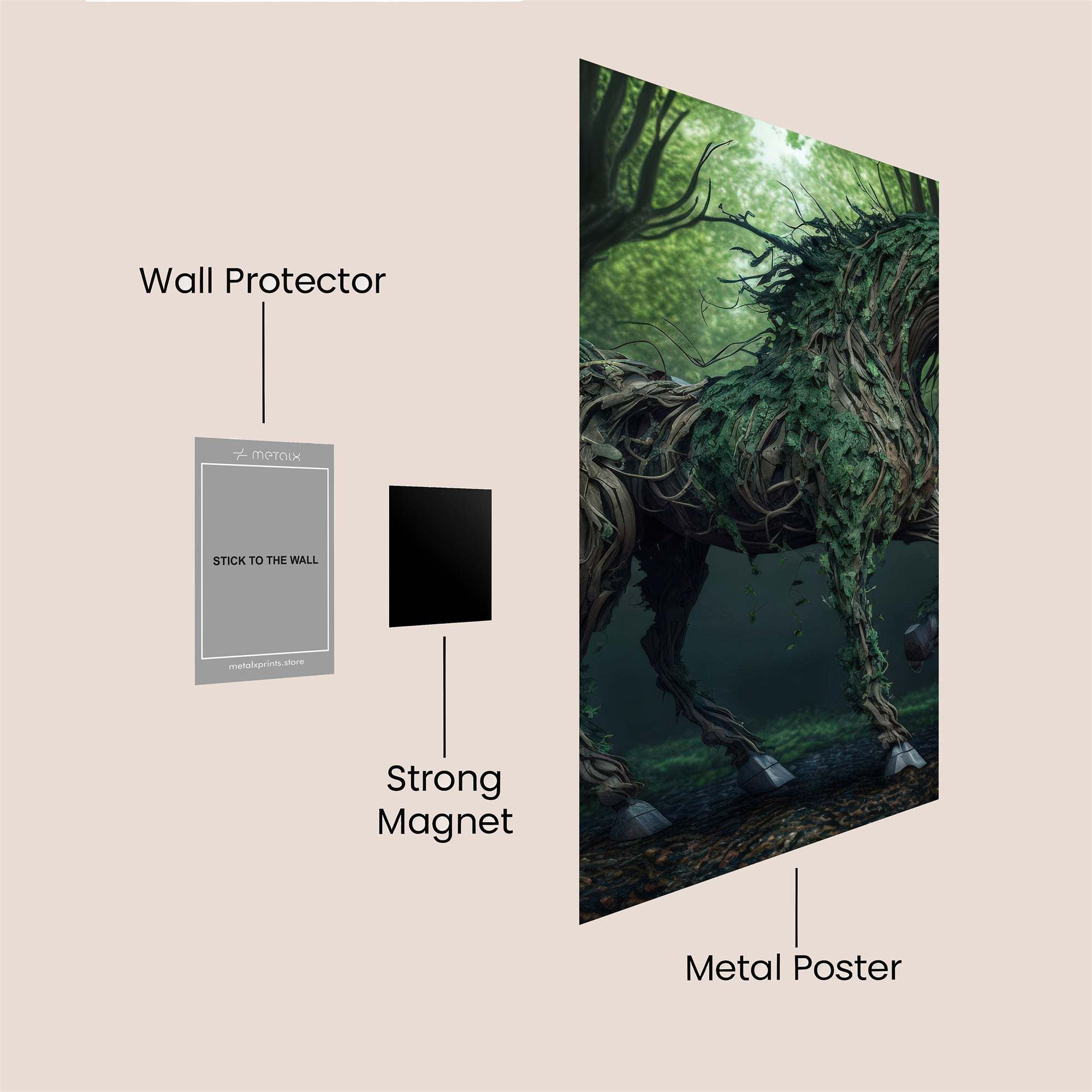 Forest Guardian Safe Wall Magnetic / M