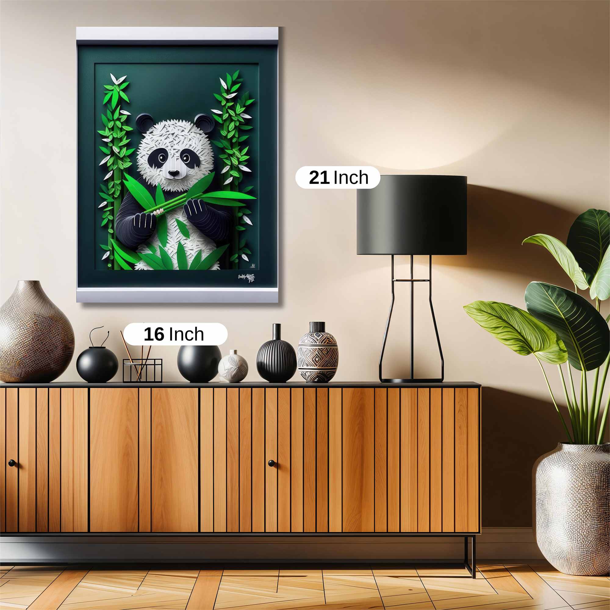 Panda Peace Safe Wall Magnetic / M