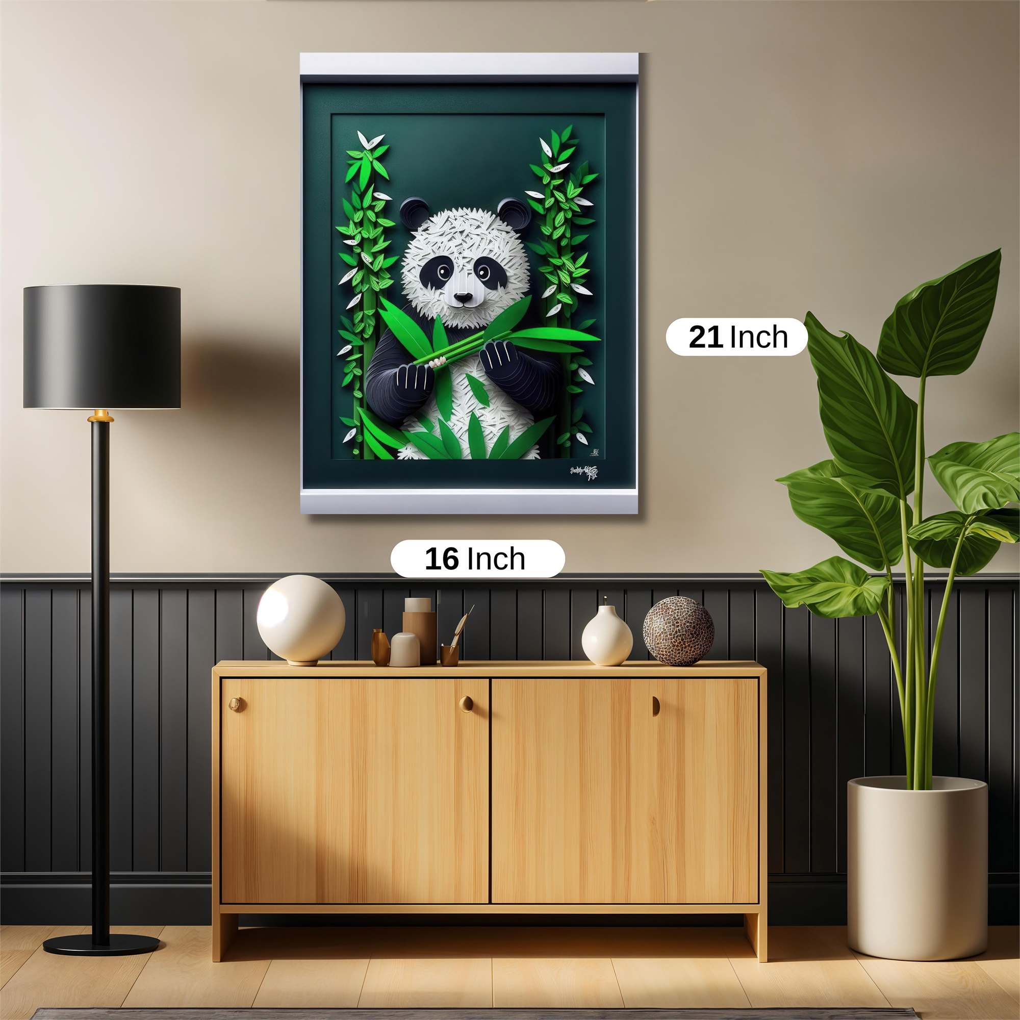 Panda Peace Safe Wall Magnetic / M