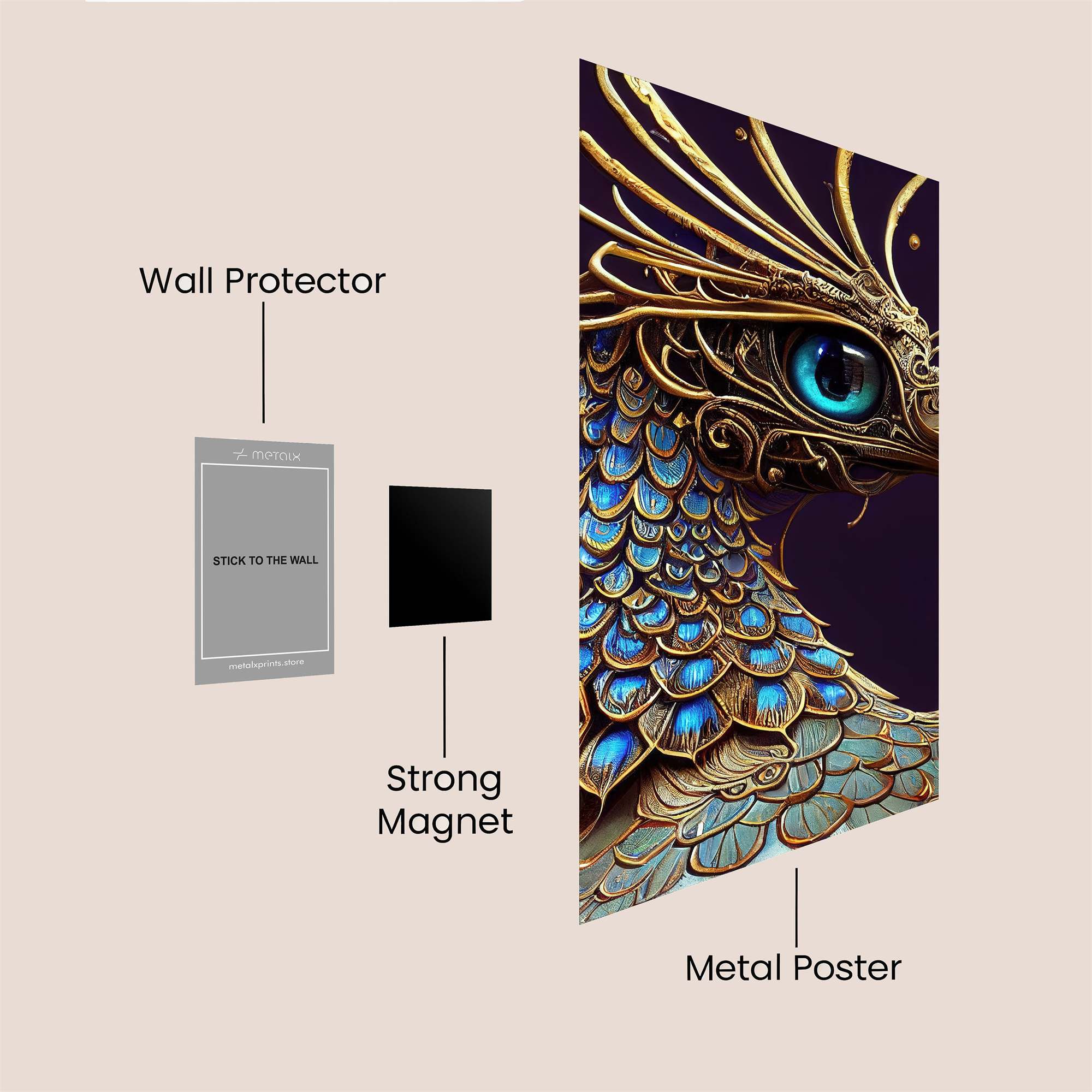 Phoenix Enigma Safe Wall Magnetic / M