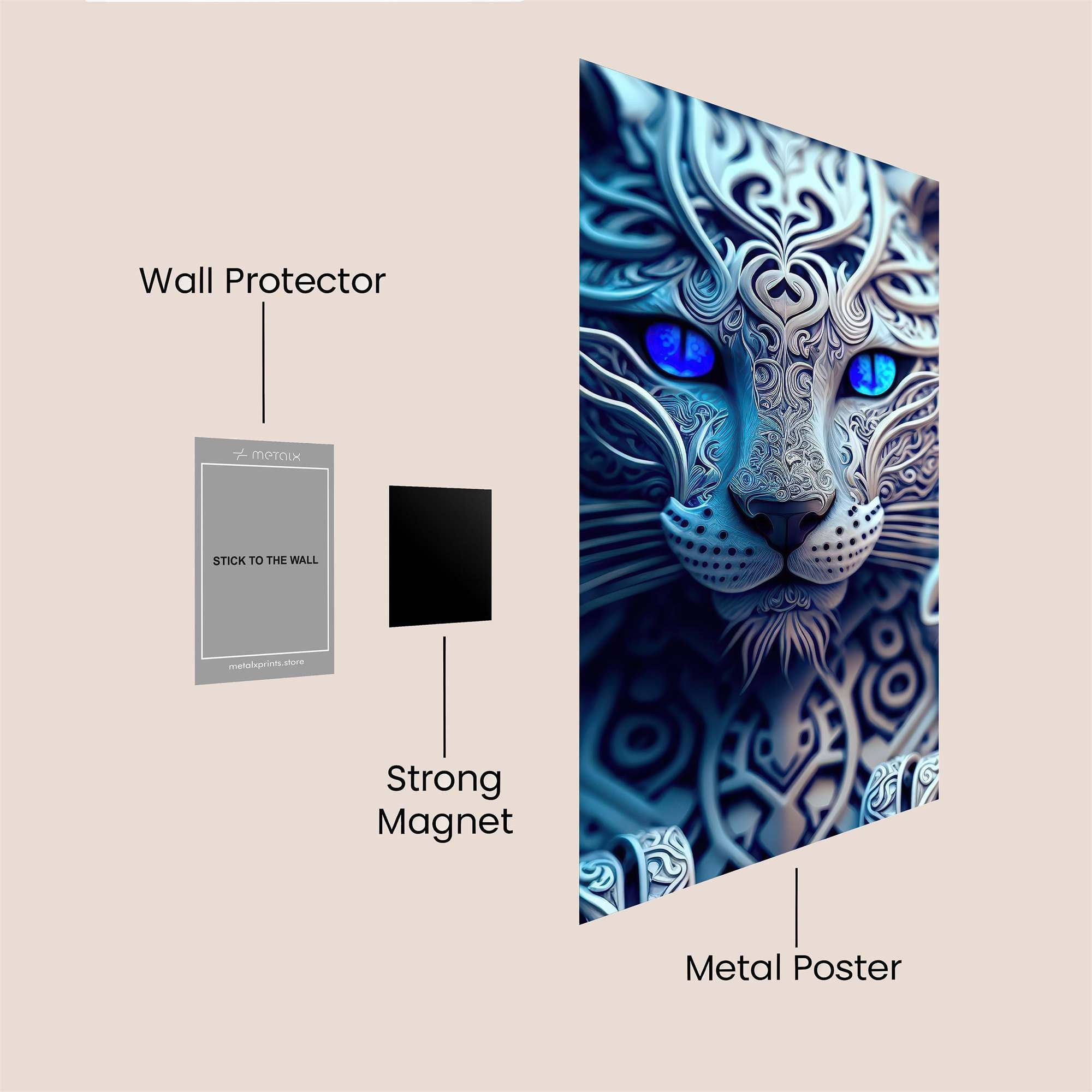 MysticWhimsy Safe Wall Magnetic / M