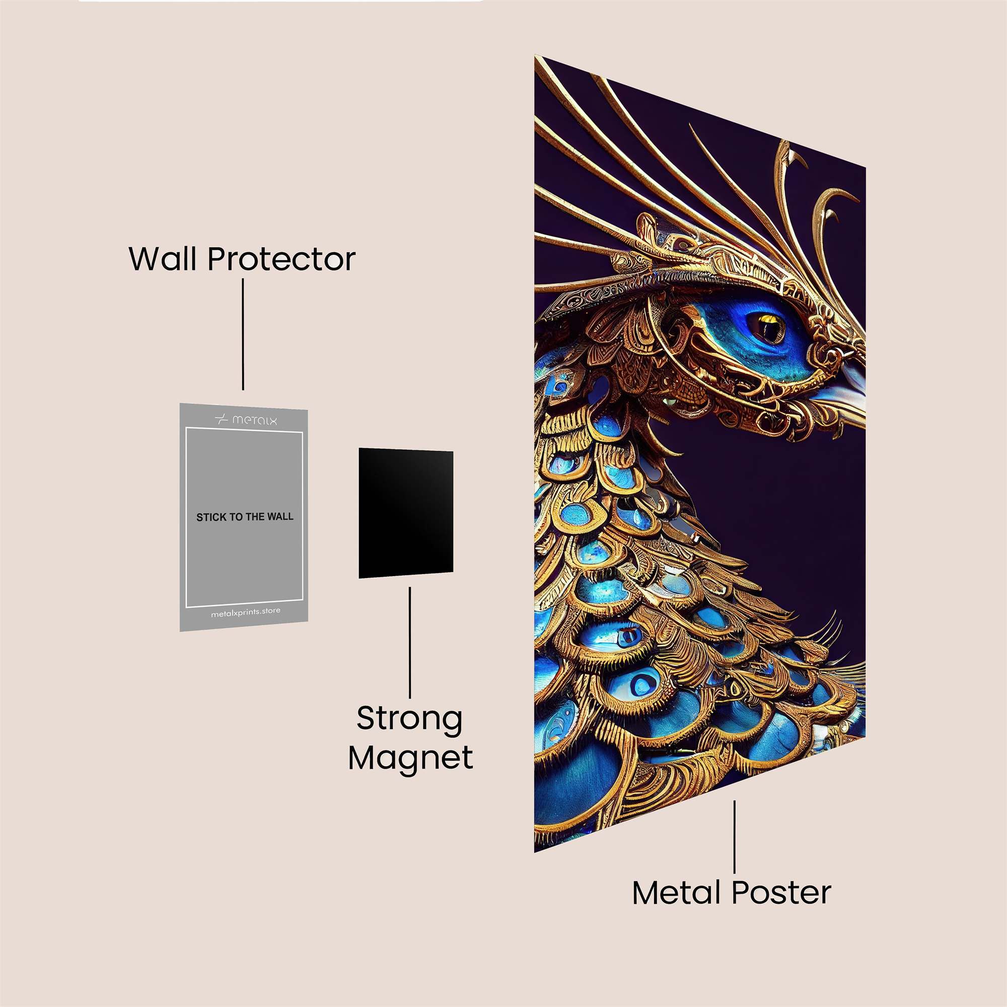 Phoenix Enigma Safe Wall Magnetic / M