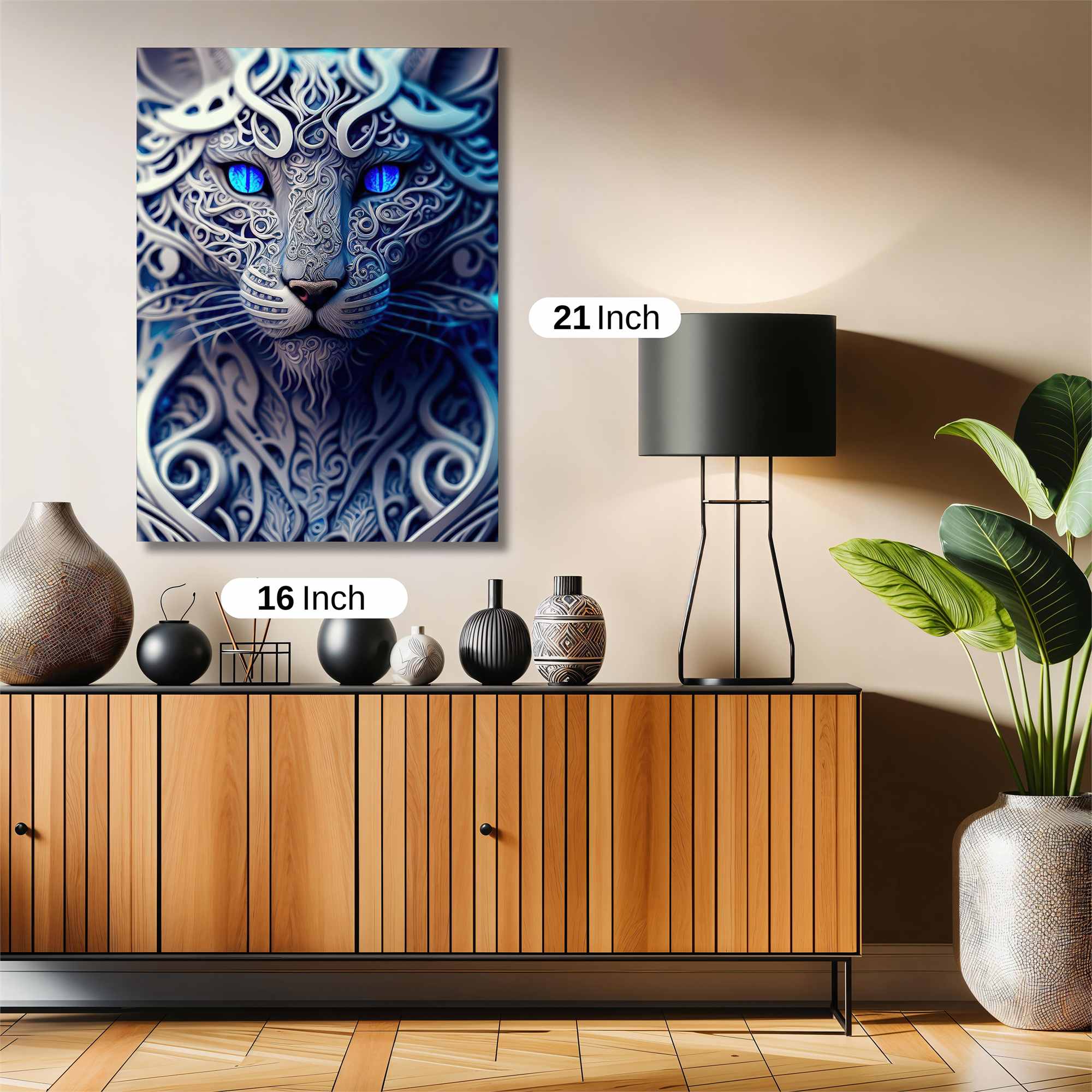 Feline Enigma Safe Wall Magnetic / M