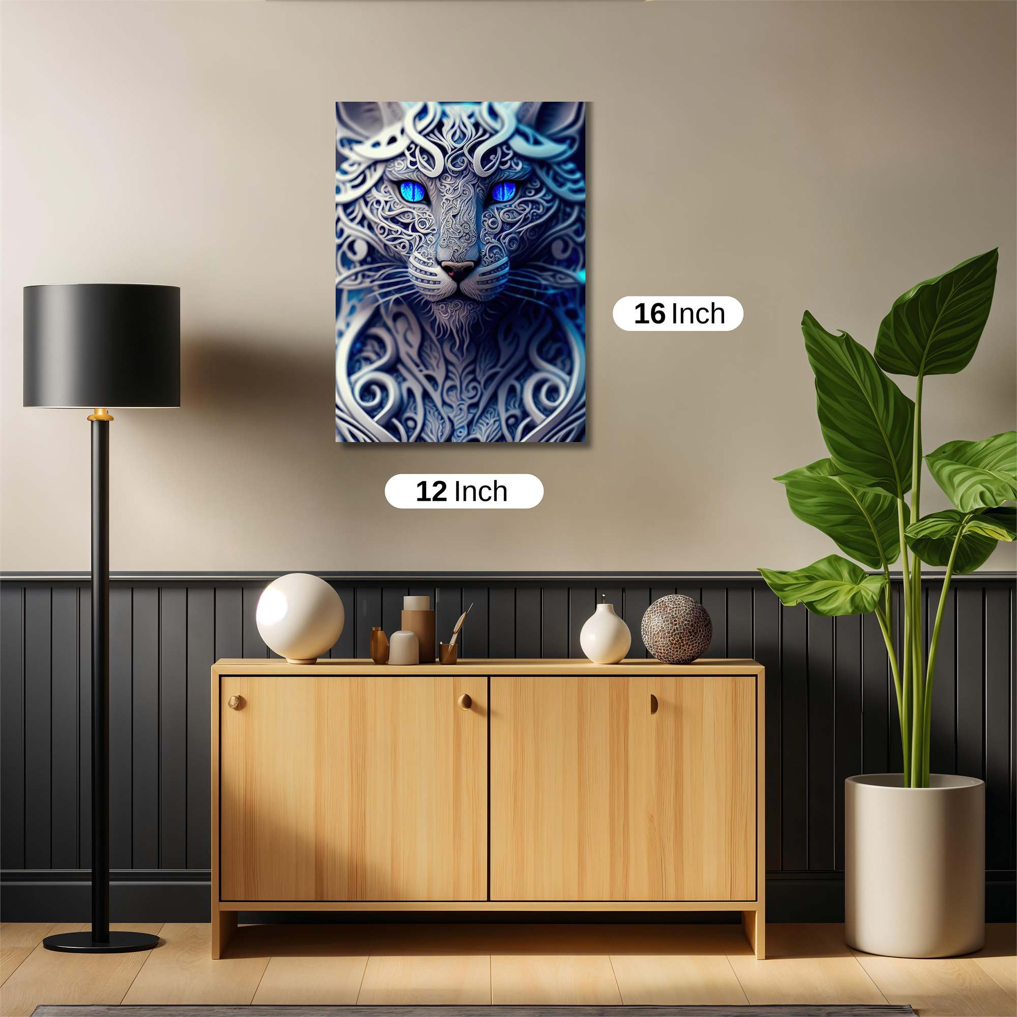 Feline Enigma Safe Wall Magnetic / M