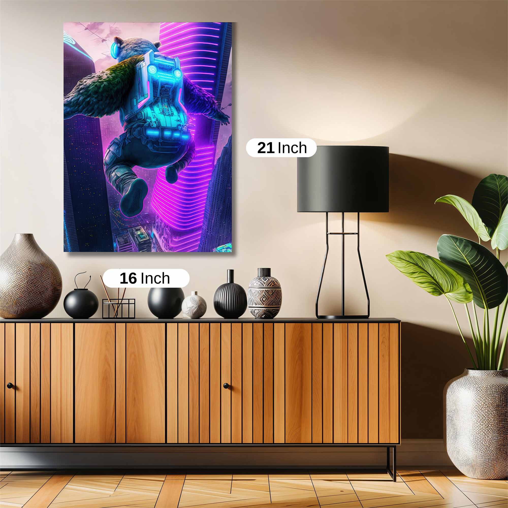 Cyber Bear Safe Wall Magnetic / M