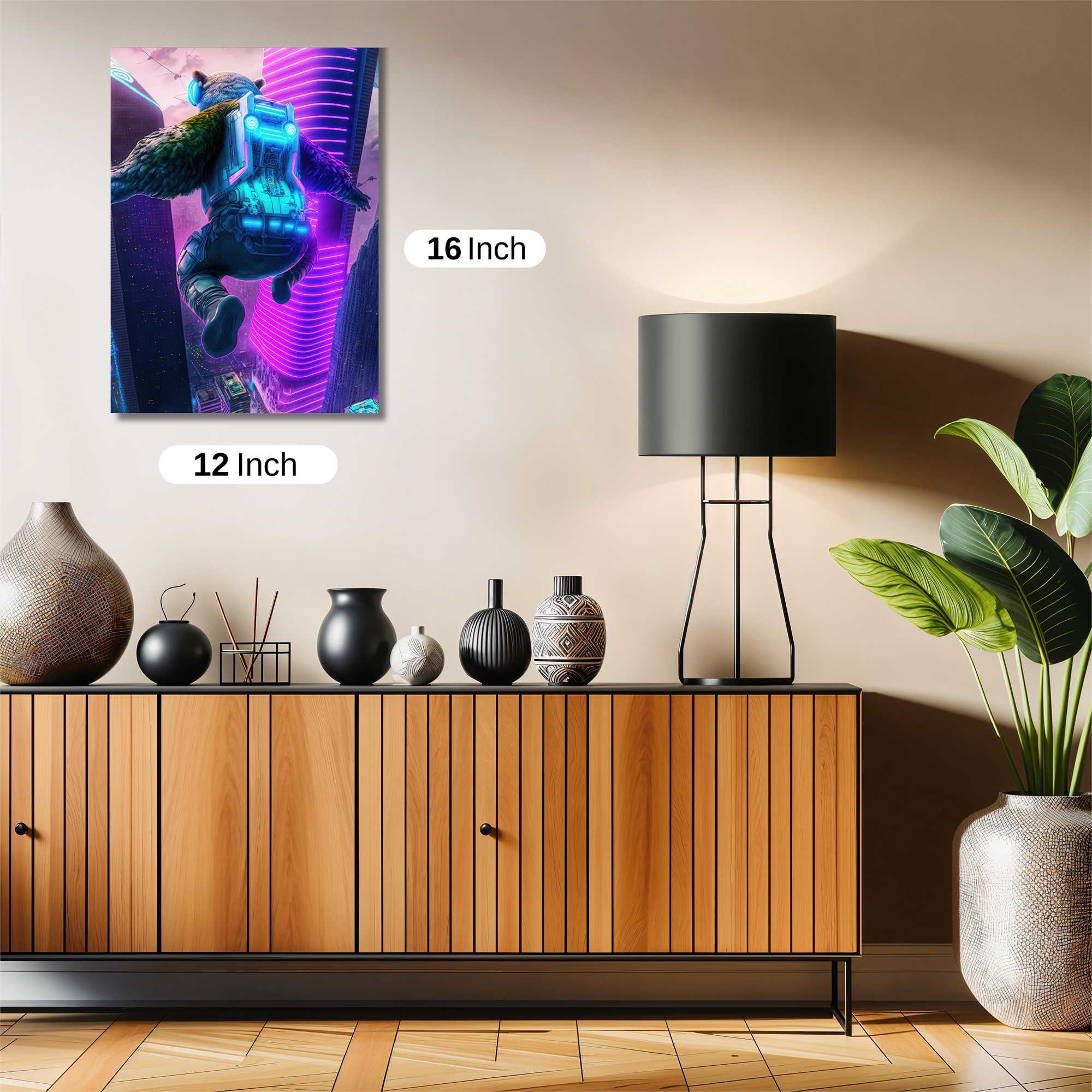 Cyber Bear Safe Wall Magnetic / M