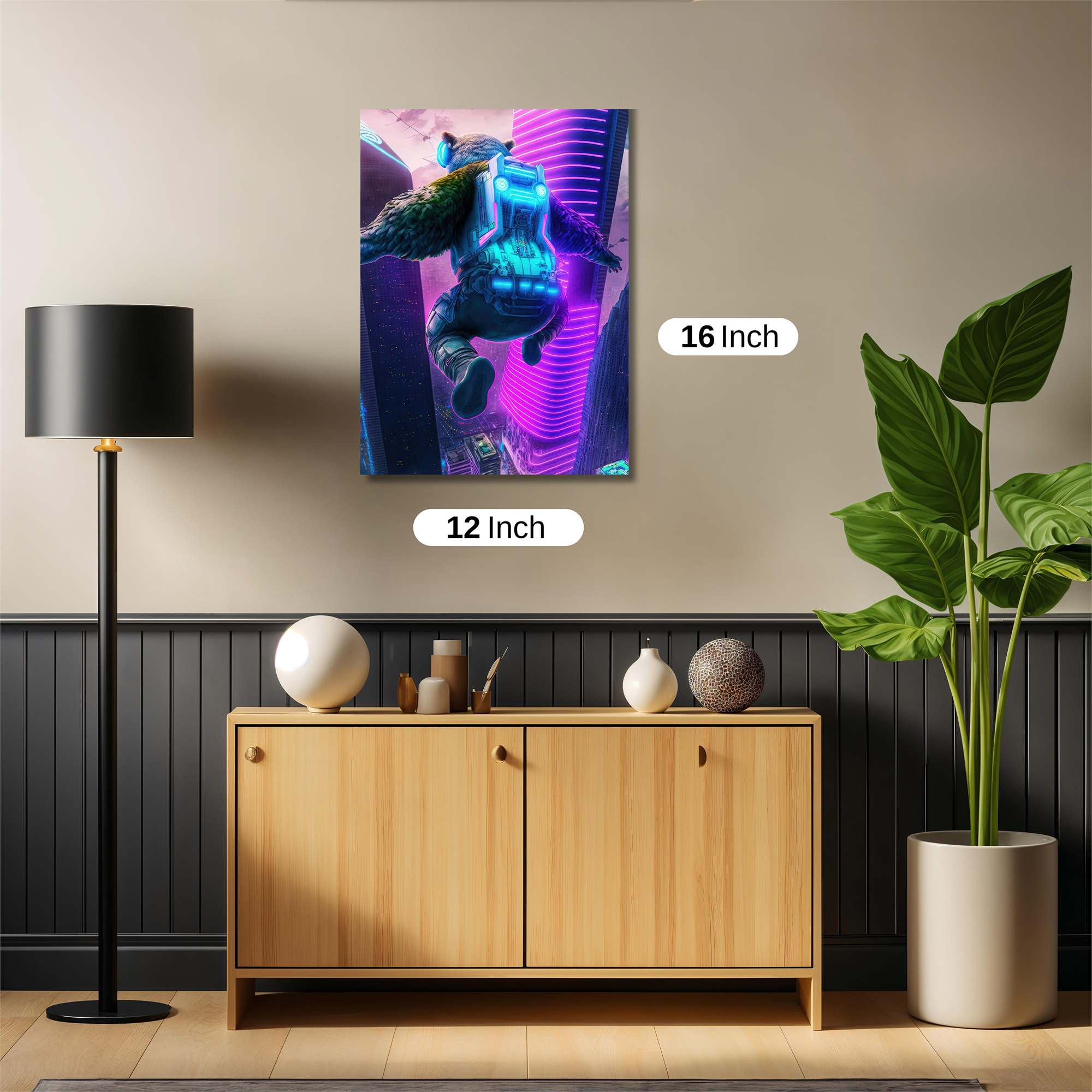 Cyber Bear Safe Wall Magnetic / M