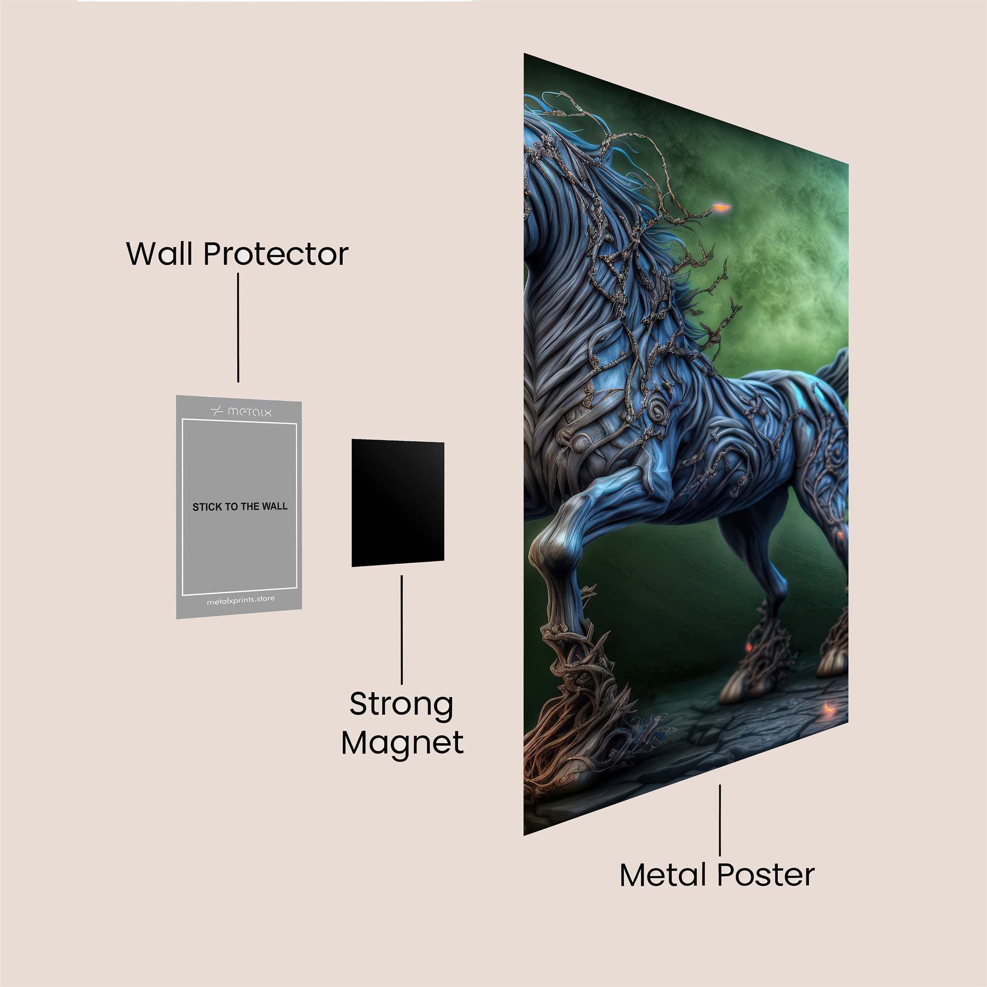 VineHorse Safe Wall Magnetic / M