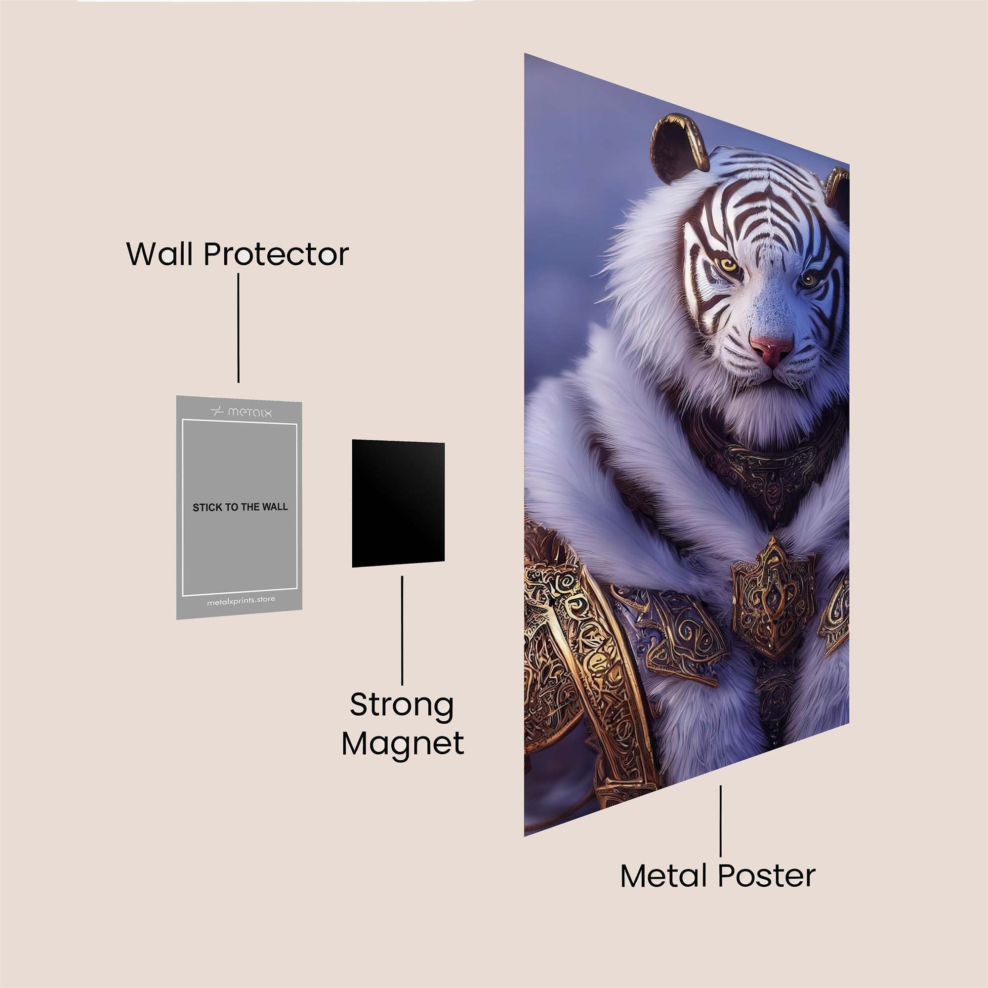 Regal Tiger Safe Wall Magnetic / M